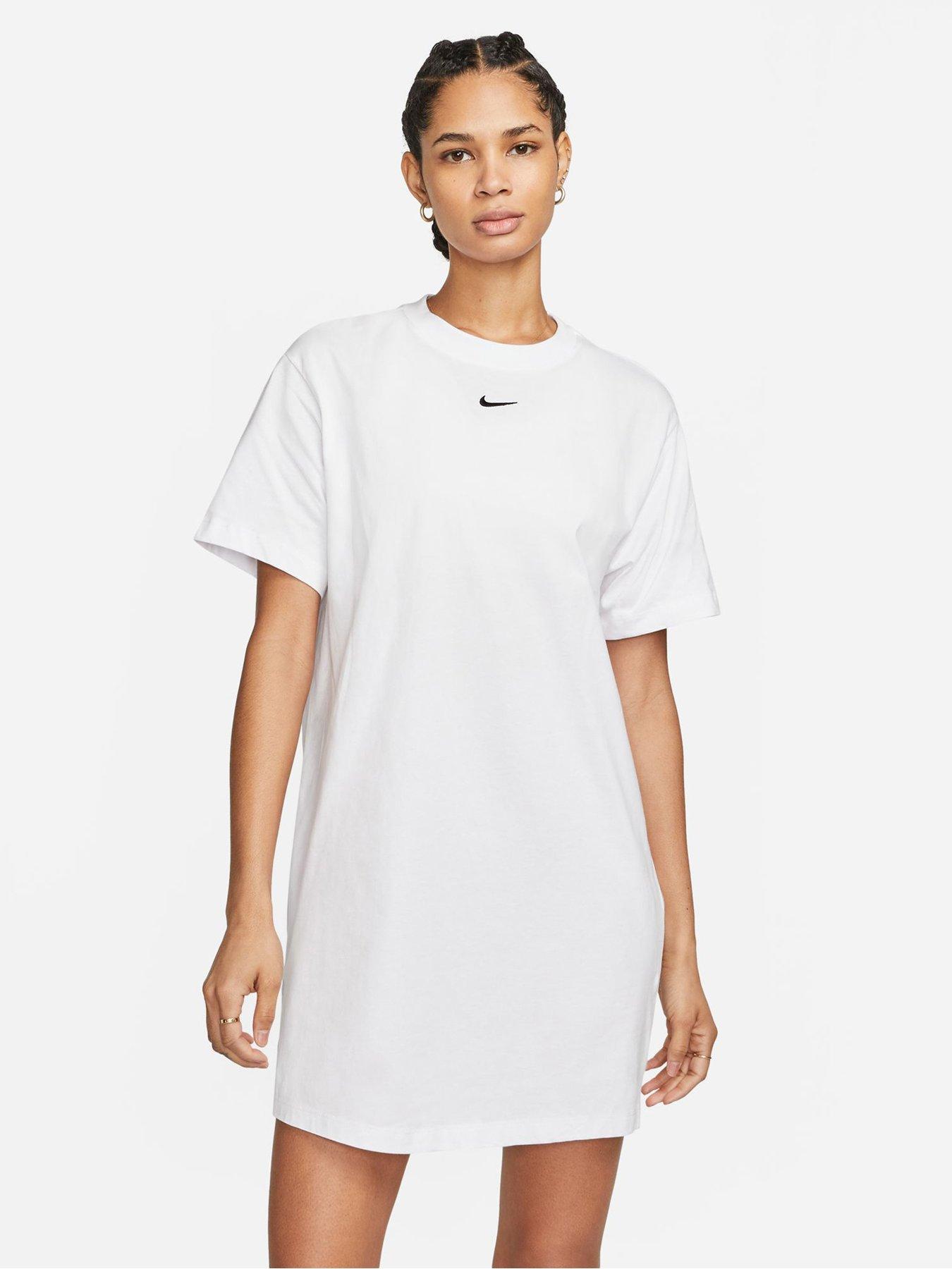 Sportswear Essential Short Sleeve T Shirt Dress White