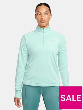 nike-dri-fit-pacer-womens-14-zip-pullover-top-blue