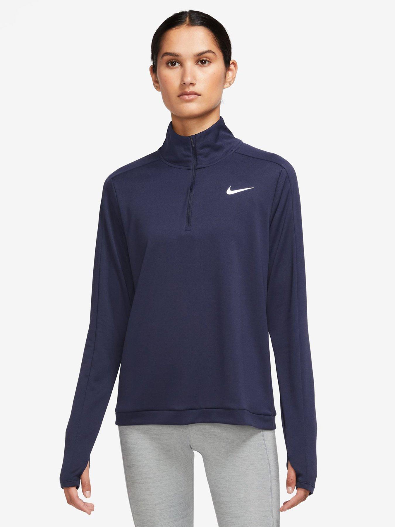 Nike half best sale zip purple