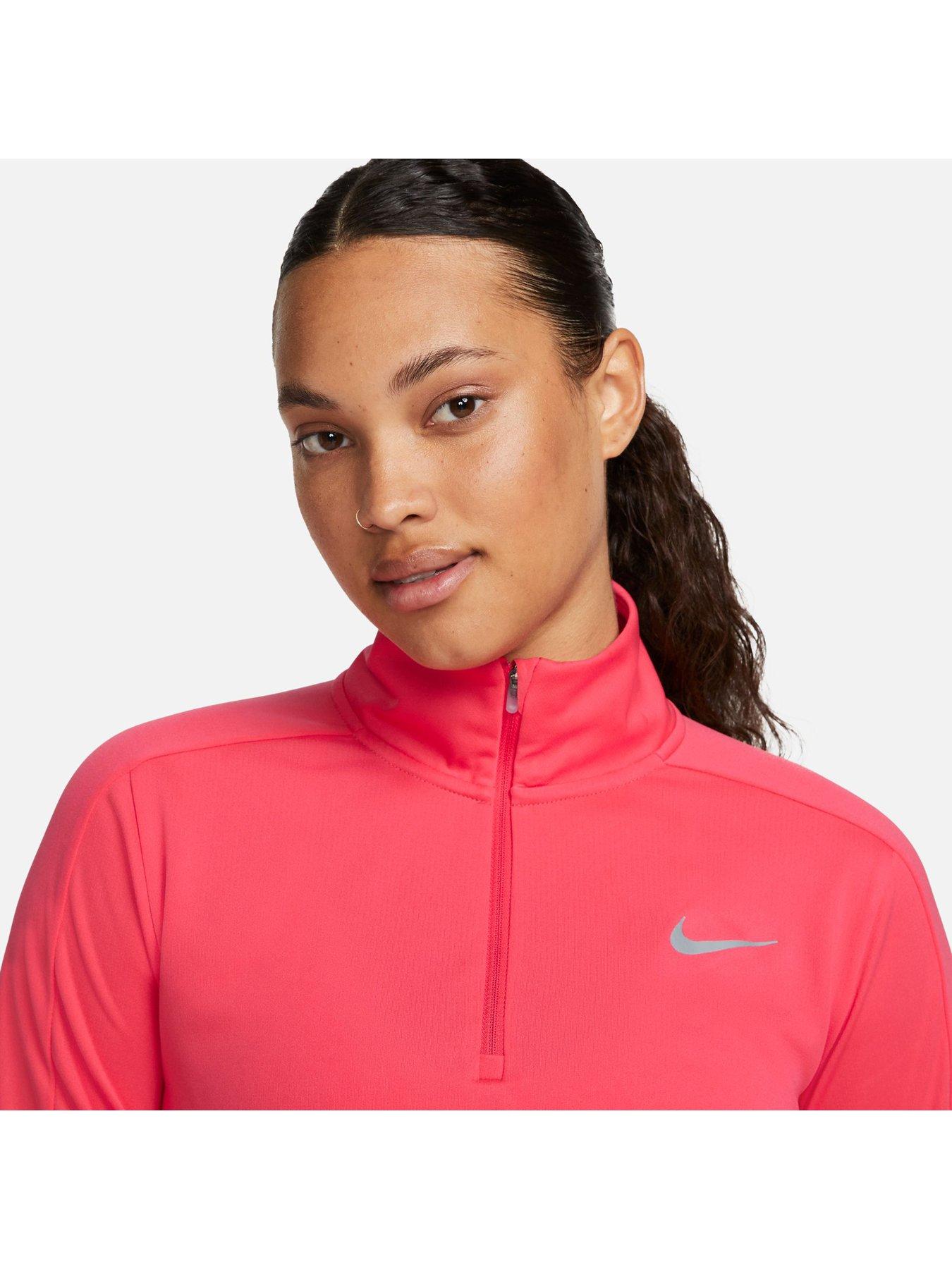 Nike Dri-FIT Swoosh 1/4-Zip Running Top - Black