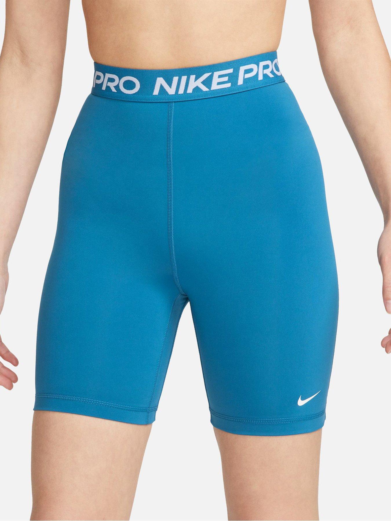 Nike Pro 365 Women's High-Waisted 7 Shorts - Blue