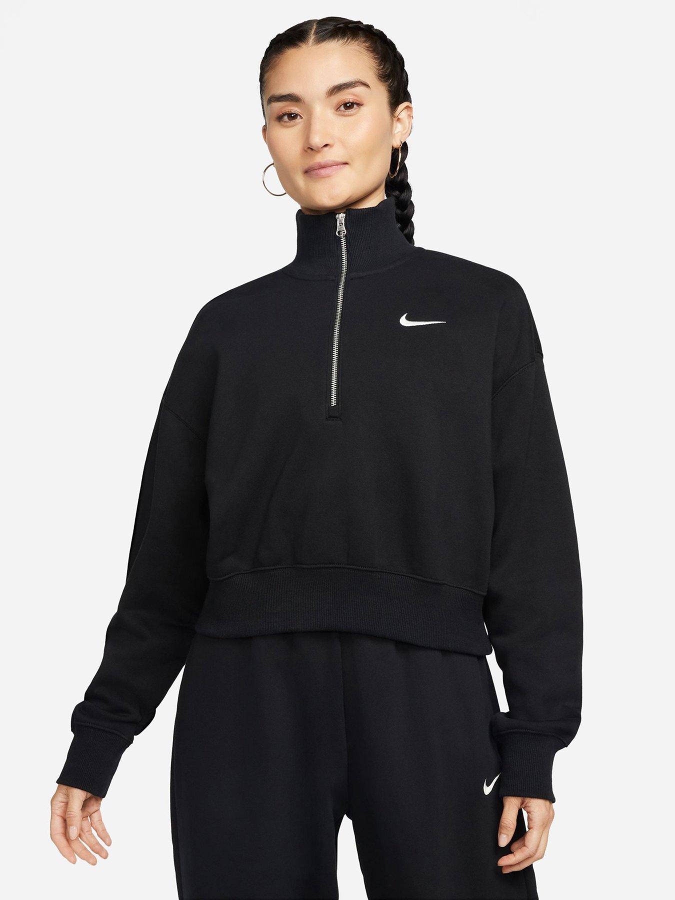 Women's Nike Sportswear Phoenix Fleece Oversized Half-Zip Crop Sweatshirt