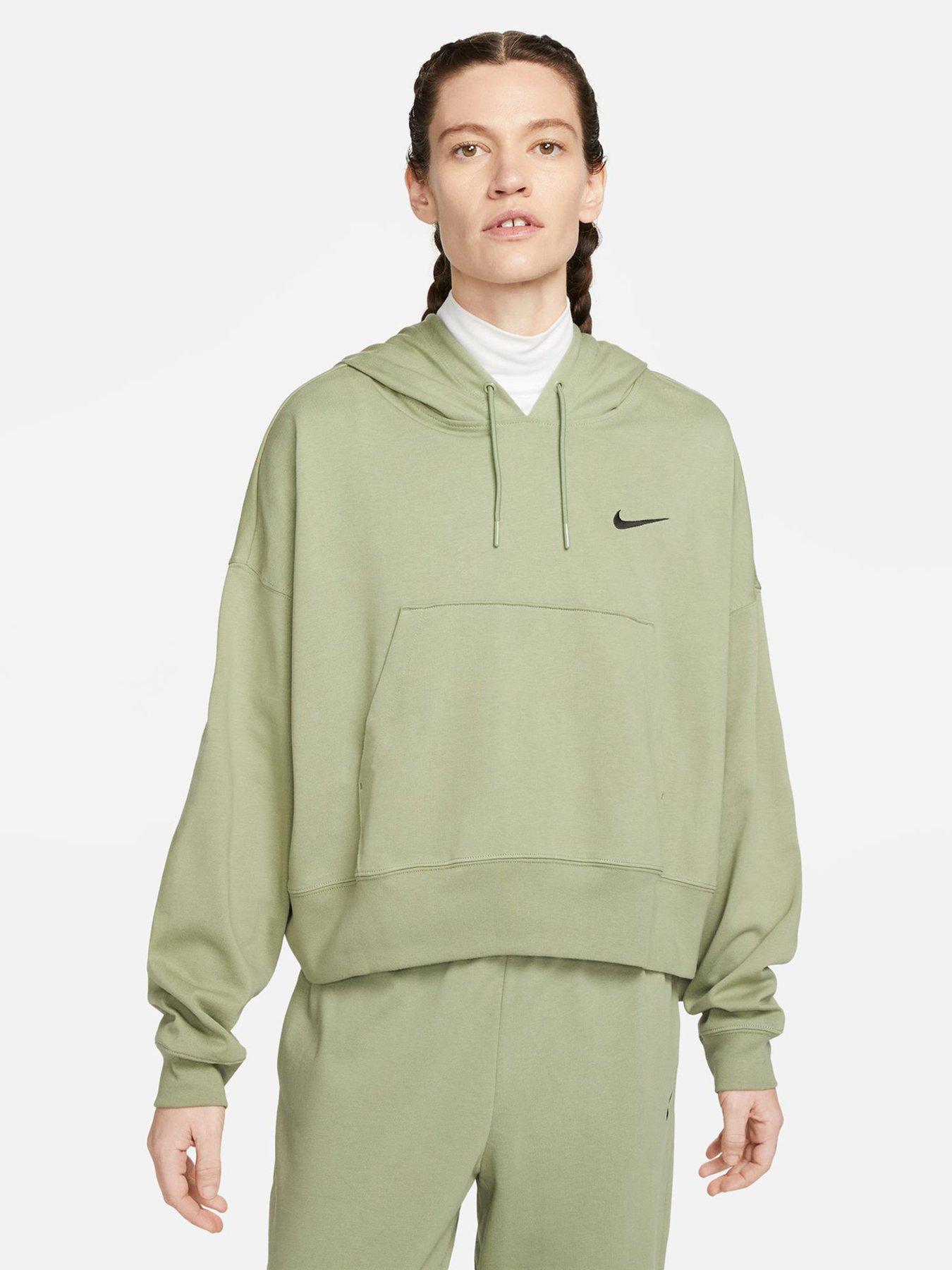 Sportswear Women s Oversized Jersey Pullover Hoodie Green