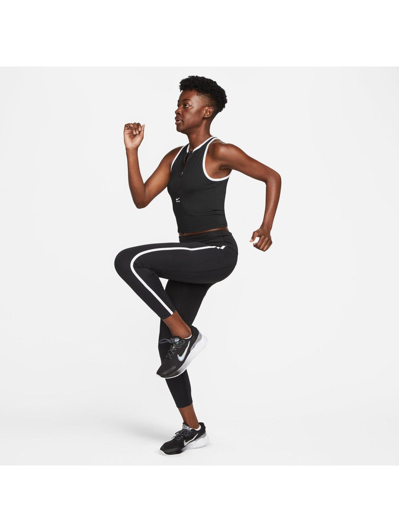 Nike Womens Mid-Rise 7/8 Running Leggings with Pockets