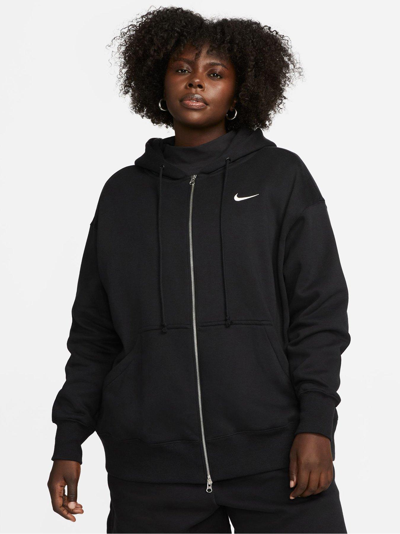 Nike zip through store hoodie womens