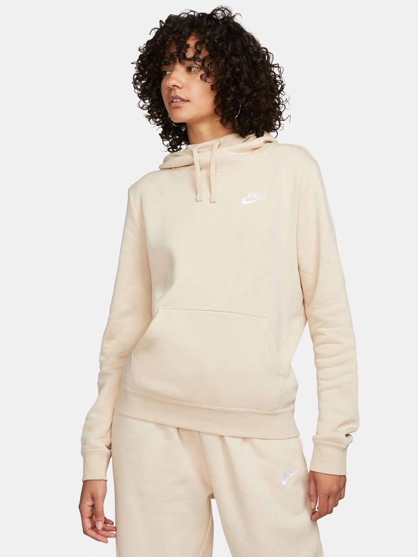 Nike shop beige hoodie