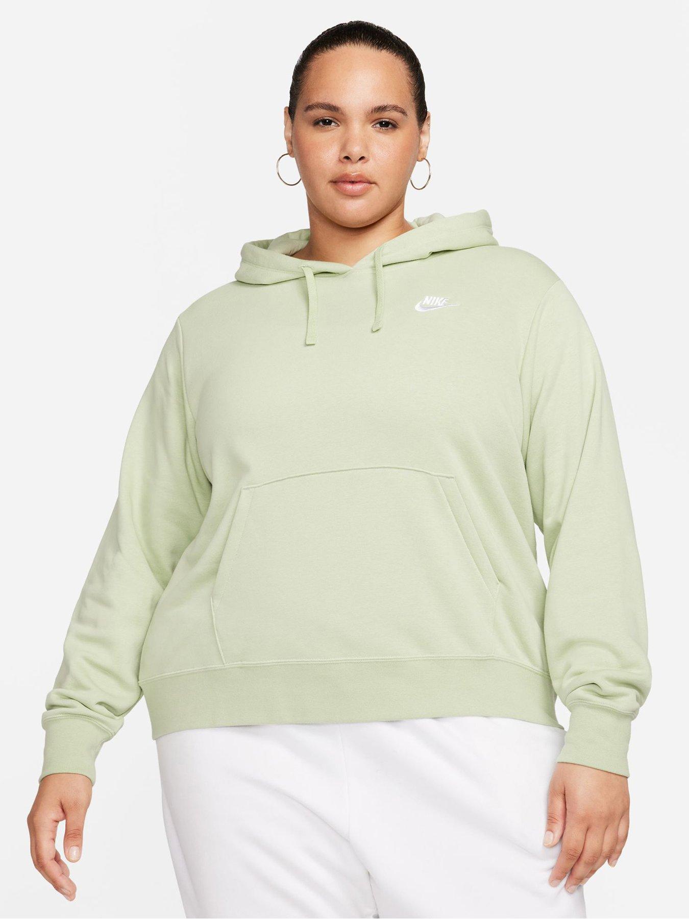 Nike womens pullover club cheap fleece hoodie