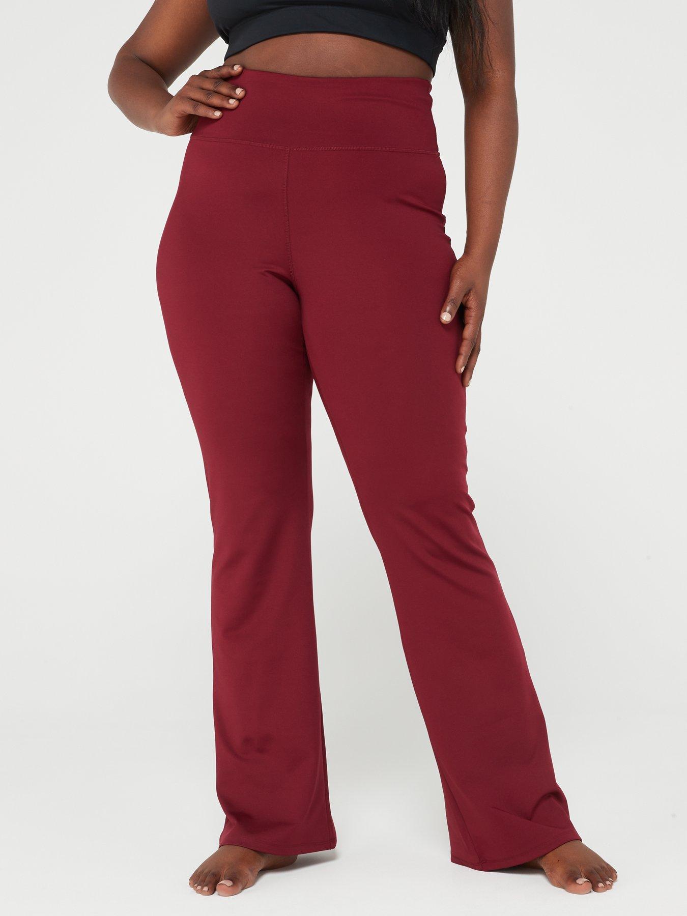 V by Very Curve Yoga Pant Leggings - Red