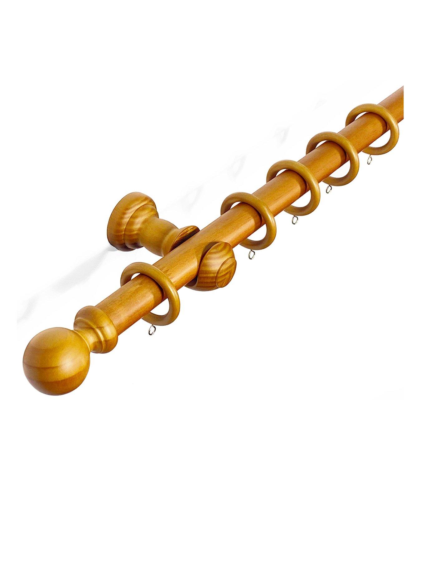 undefined Galloway Ball Finial 28 mm Curtain Pole