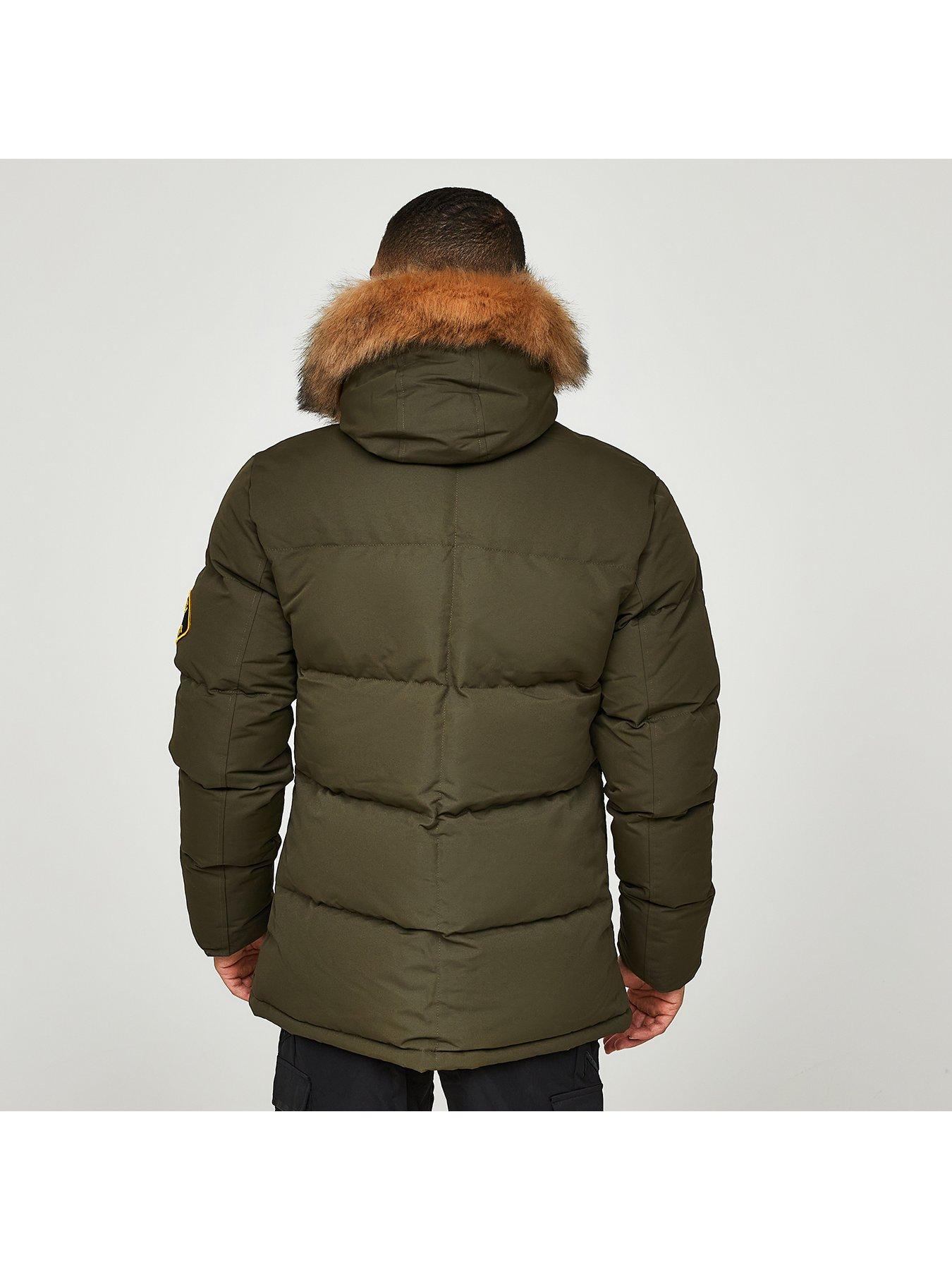 Alessandro Zavetti OSHAWA PUFFER PARKA JACKET - Winter jacket - stone/grey  