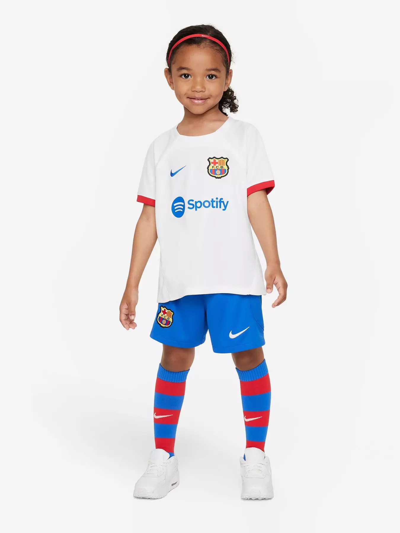 Lids Barcelona Nike Youth 2022/23 Away Replica Blank Jersey