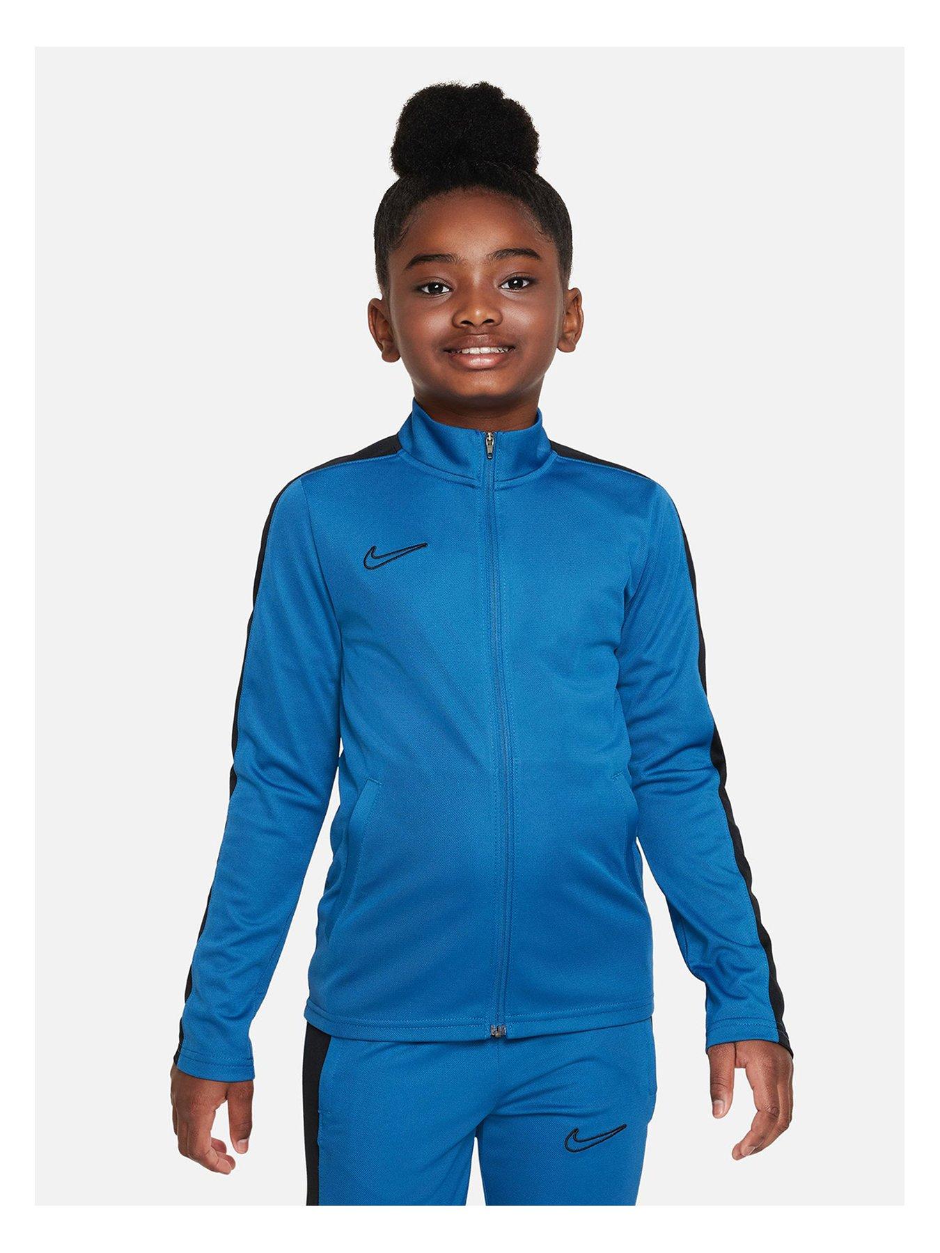 Navy nike cheap tracksuit junior