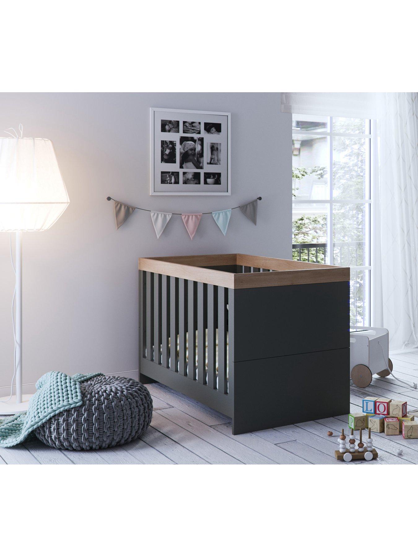 Oak cheap cot bed