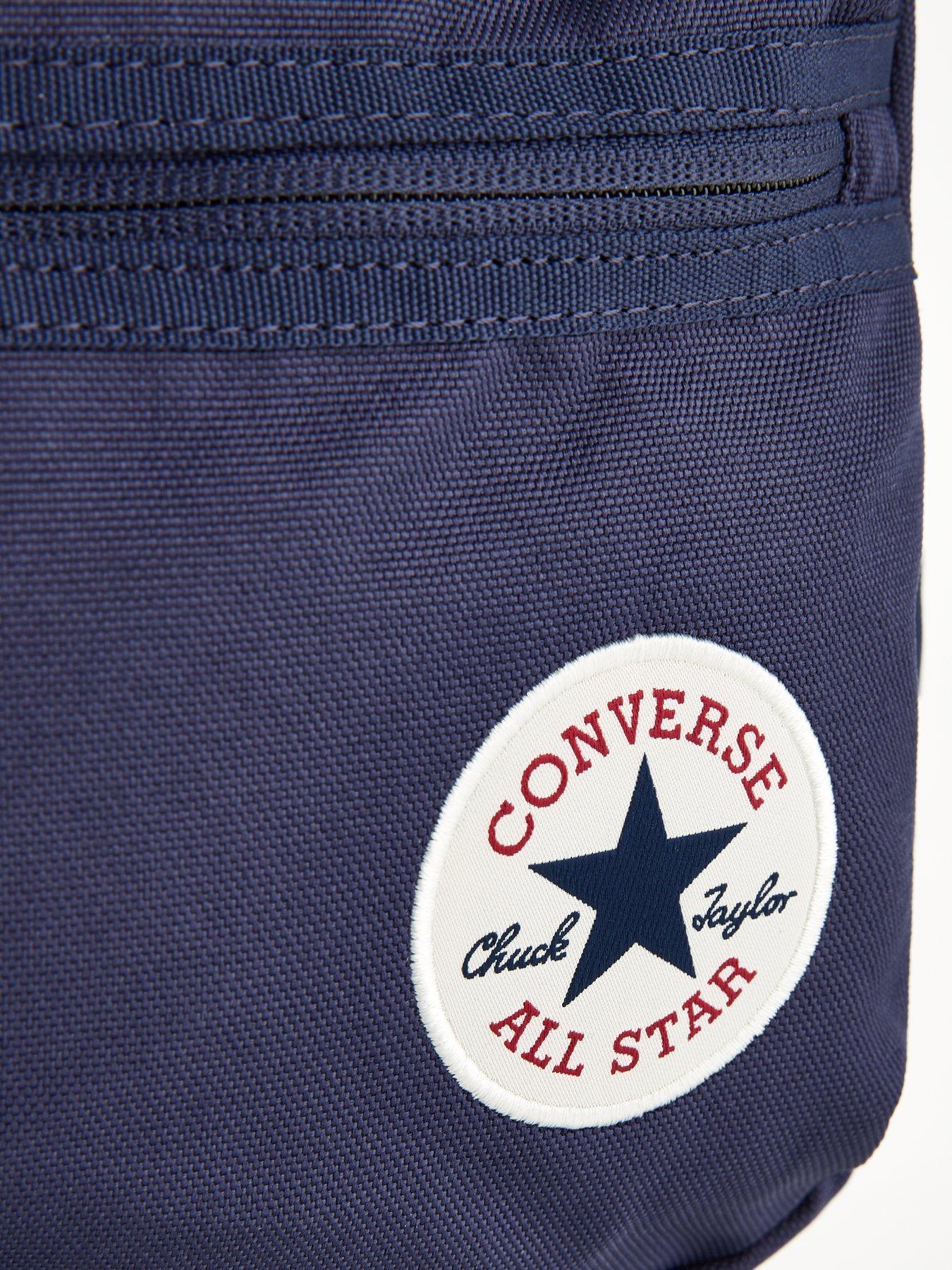 Navy converse shop bag