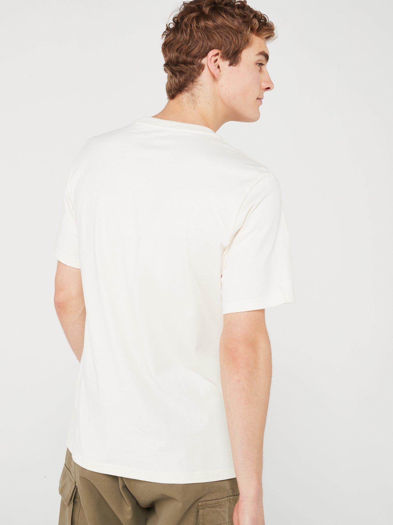 Image 2 of 4 of Converse Center Front Large Logo Star Chevron Short Sleeve&nbsp;T-Shirt - White
