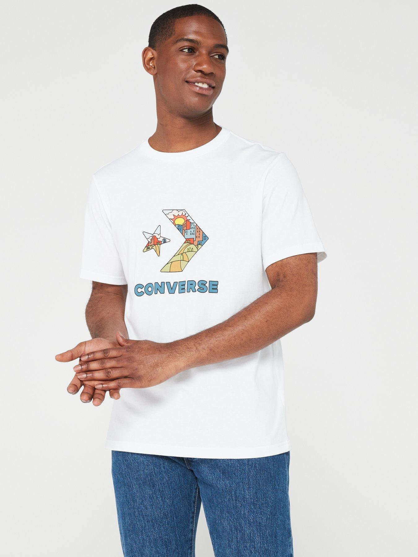 White top converse shirt