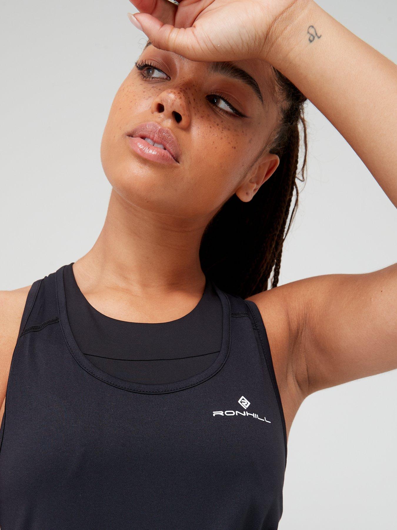 Image 4 of 6 of Ronhill Womens Core Crop Tight - Black/White