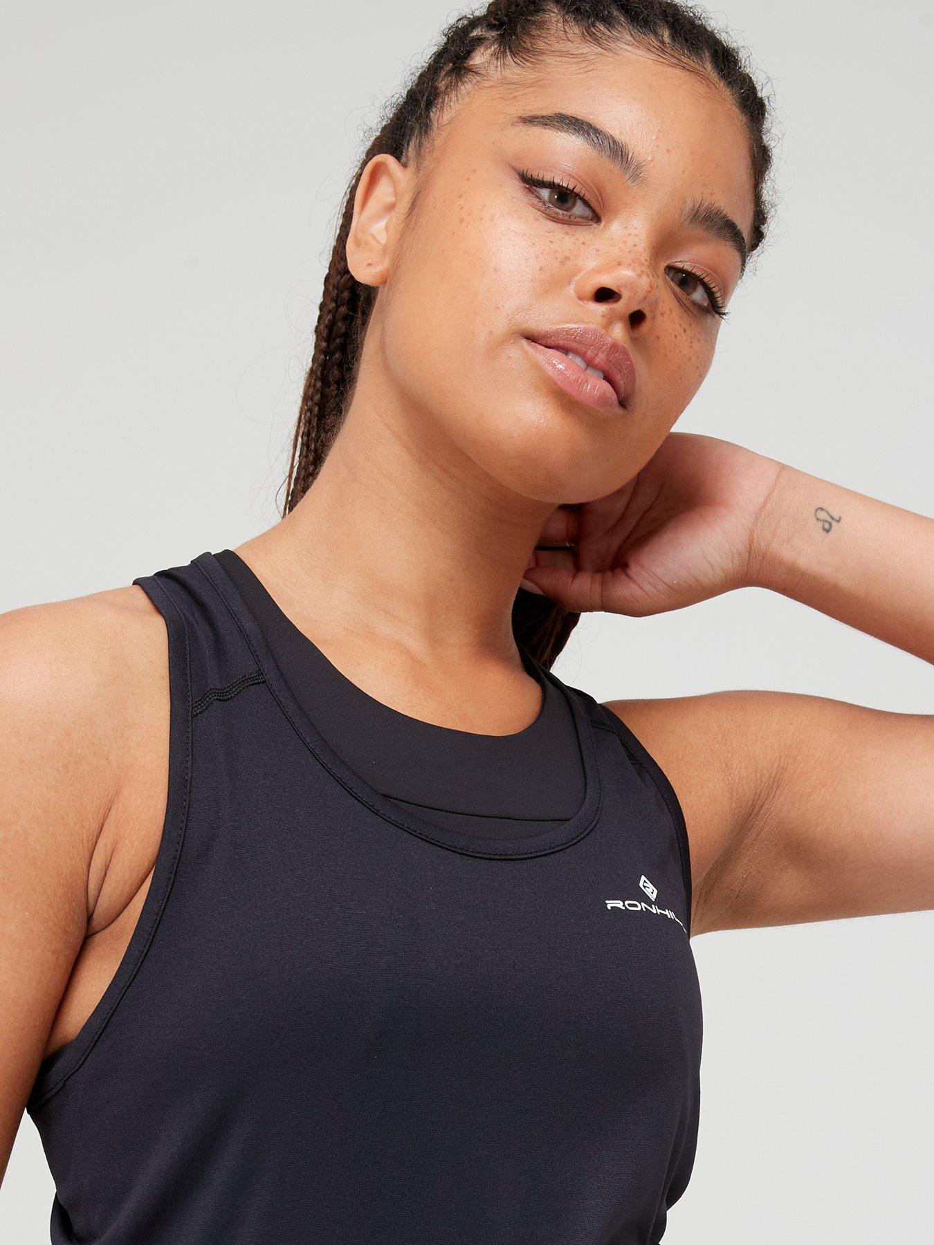 Image 5 of 6 of Ronhill Womens Core Crop Tight - Black/White