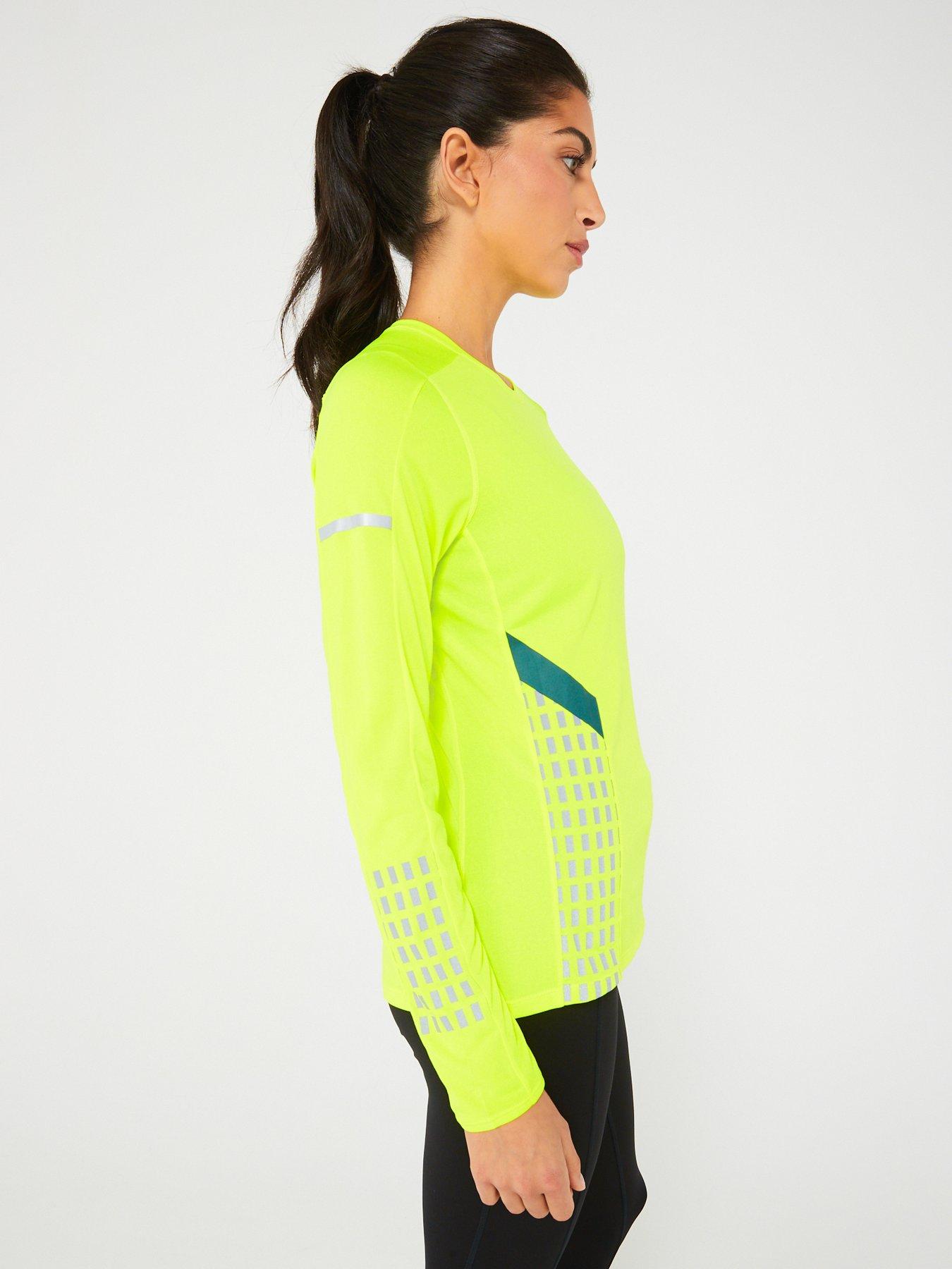 Ronhill Women's Tech Afterhours L/S Tee- Neon