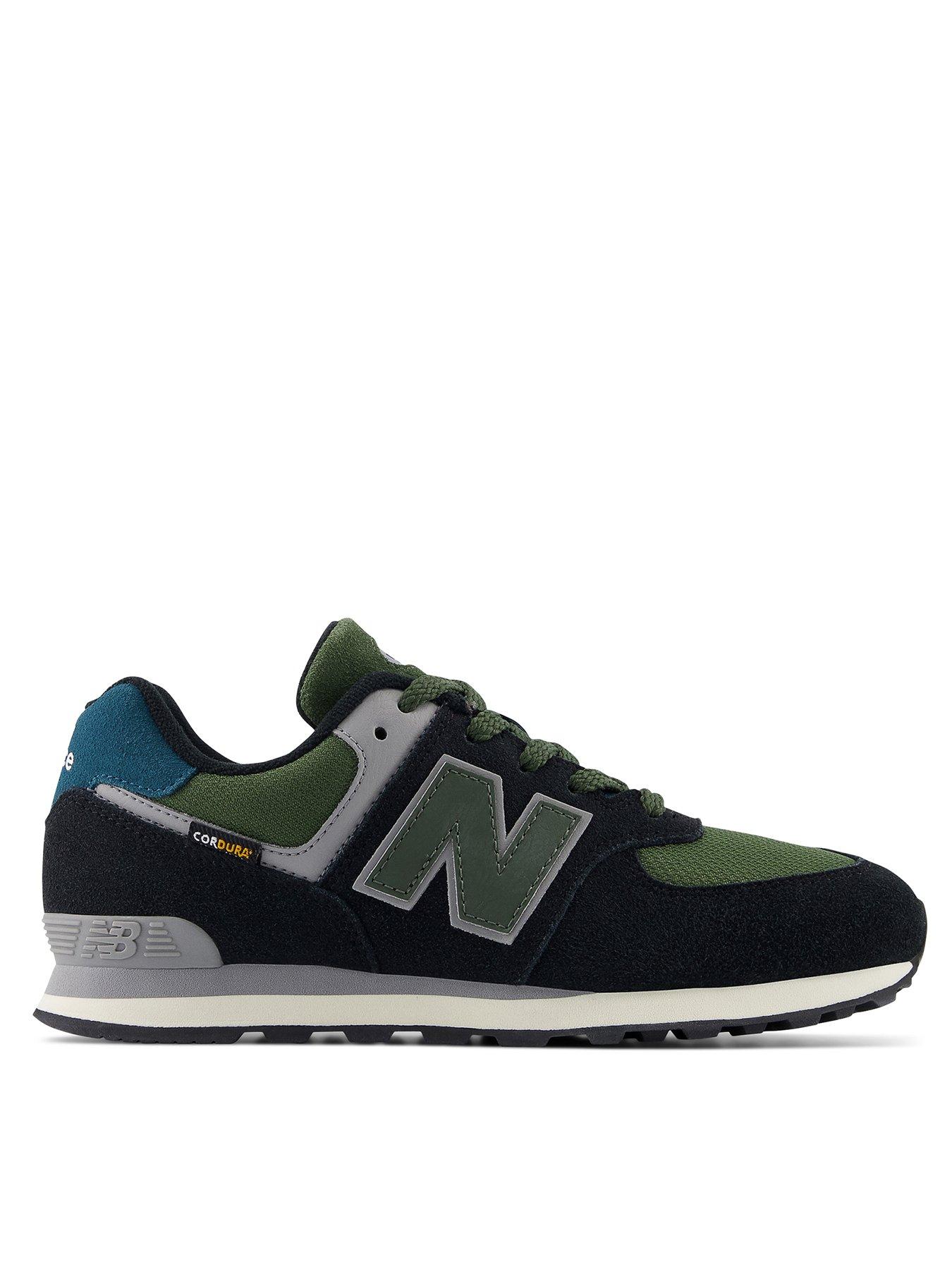 New balance 574 store bambino nere