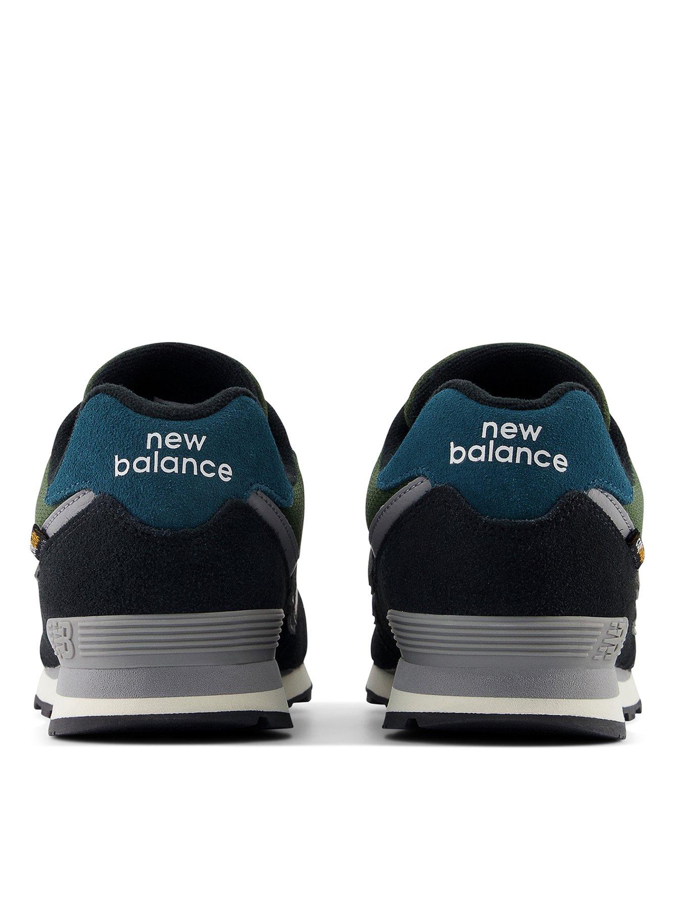 New balance 574 sport black green hot sale