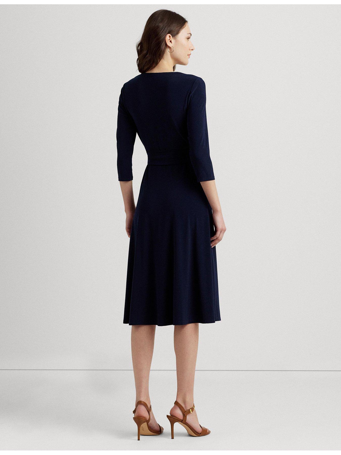 lauren-by-ralph-lauren-carlyna-34-sleeve-day-dress-lighthouse-navyoutfit