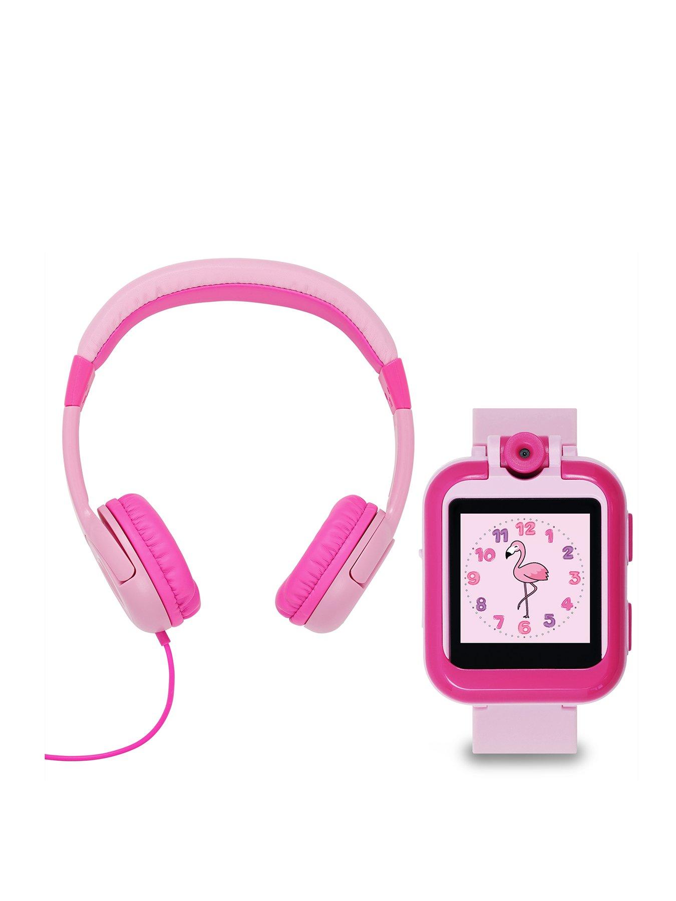 tikkers-tikkers-plain-pink-interactive-watch-amp-headphone-set