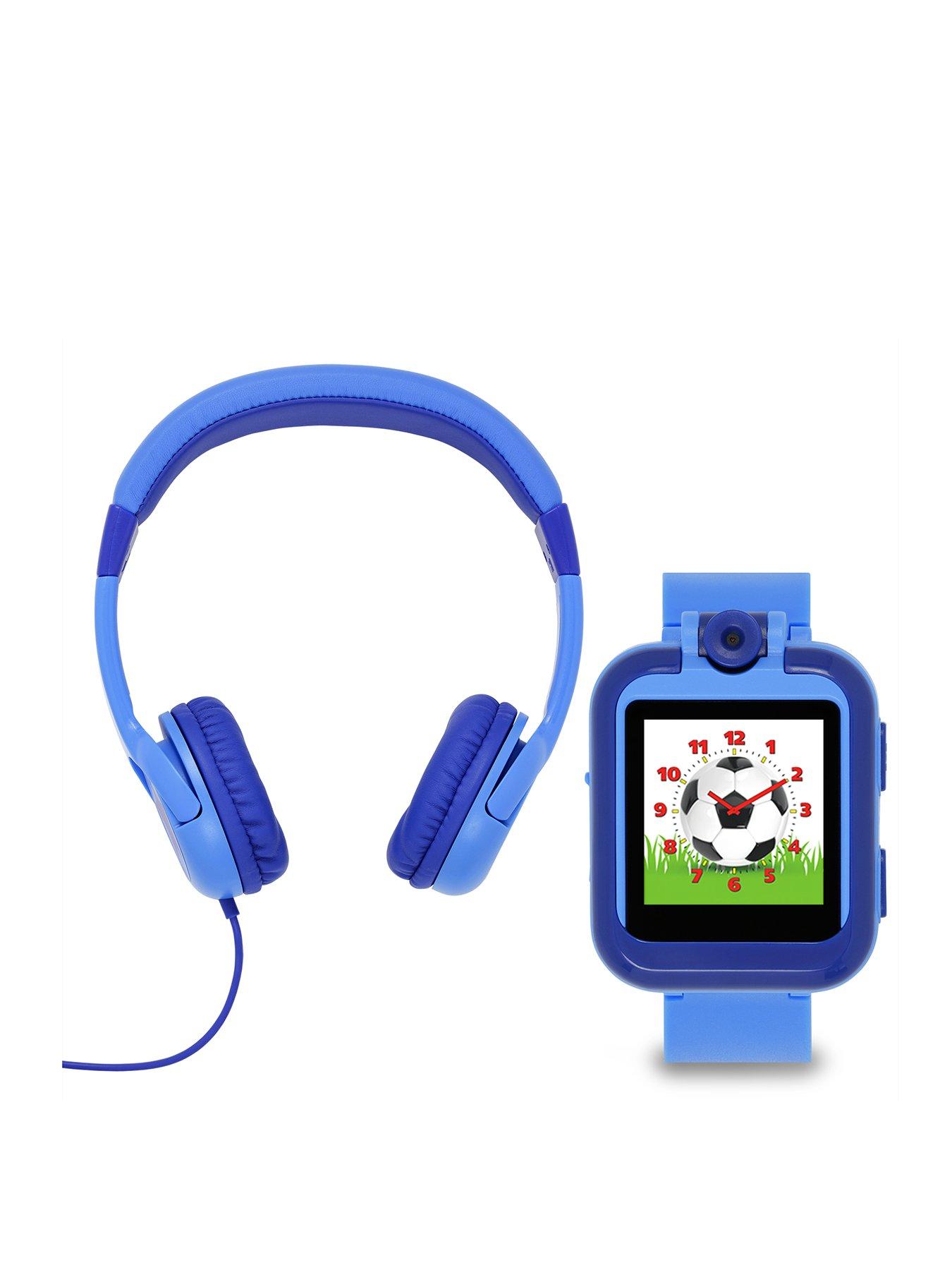 tikkers-tikkers-plain-blue-interactive-watch-amp-headphone-set