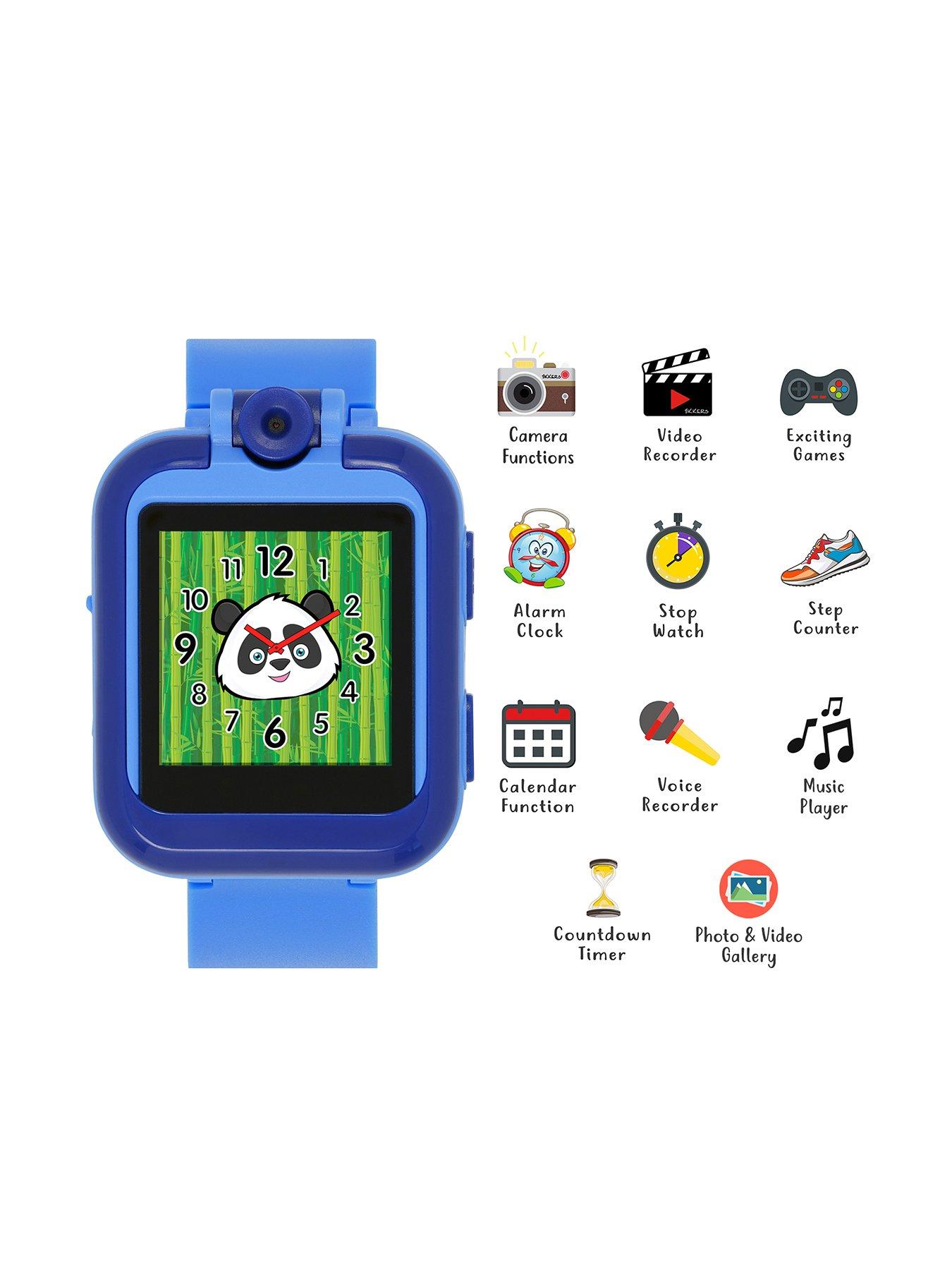 tikkers-tikkers-plain-blue-interactive-watch-amp-headphone-setstillFront