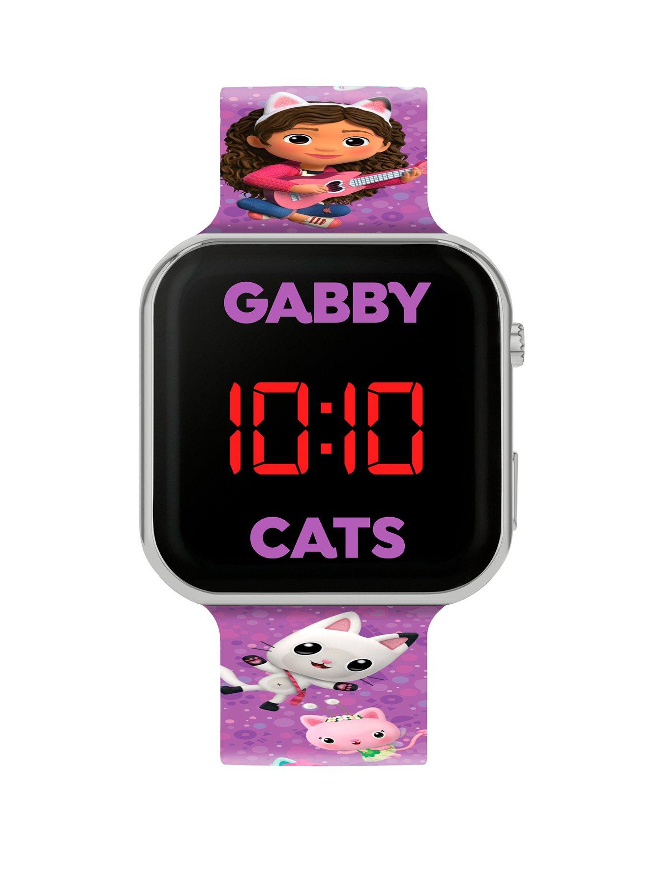 disney-disney-gabby-purple-printed-strap-led-watch