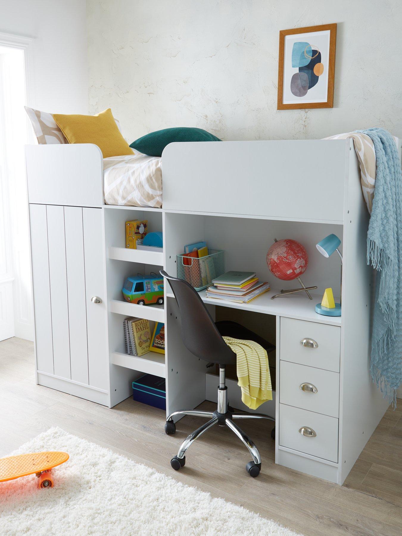 very-home-atlanta-high-sleeper-with-desk-drawers-and-wardrobe-with-mattress-options-buy-and-save-white