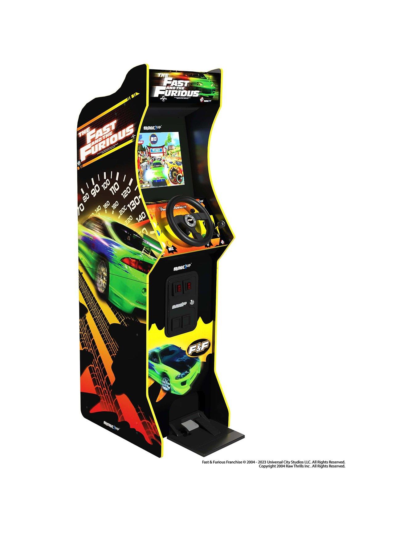Image 2 of 8 of Arcade 1Up Fast &amp; Furious Deluxe Racing Arcade Machine