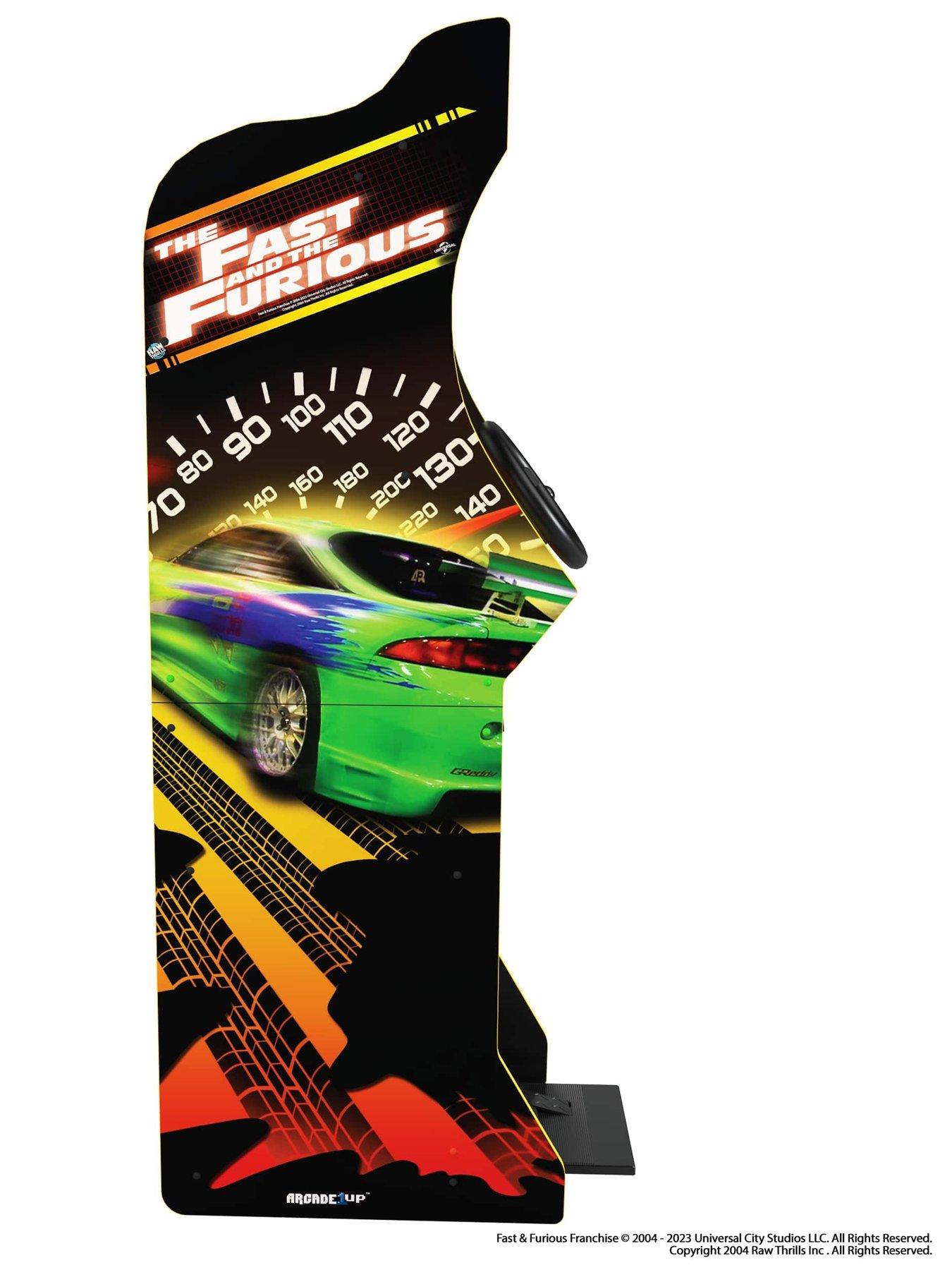 Image 4 of 8 of Arcade 1Up Fast &amp; Furious Deluxe Racing Arcade Machine