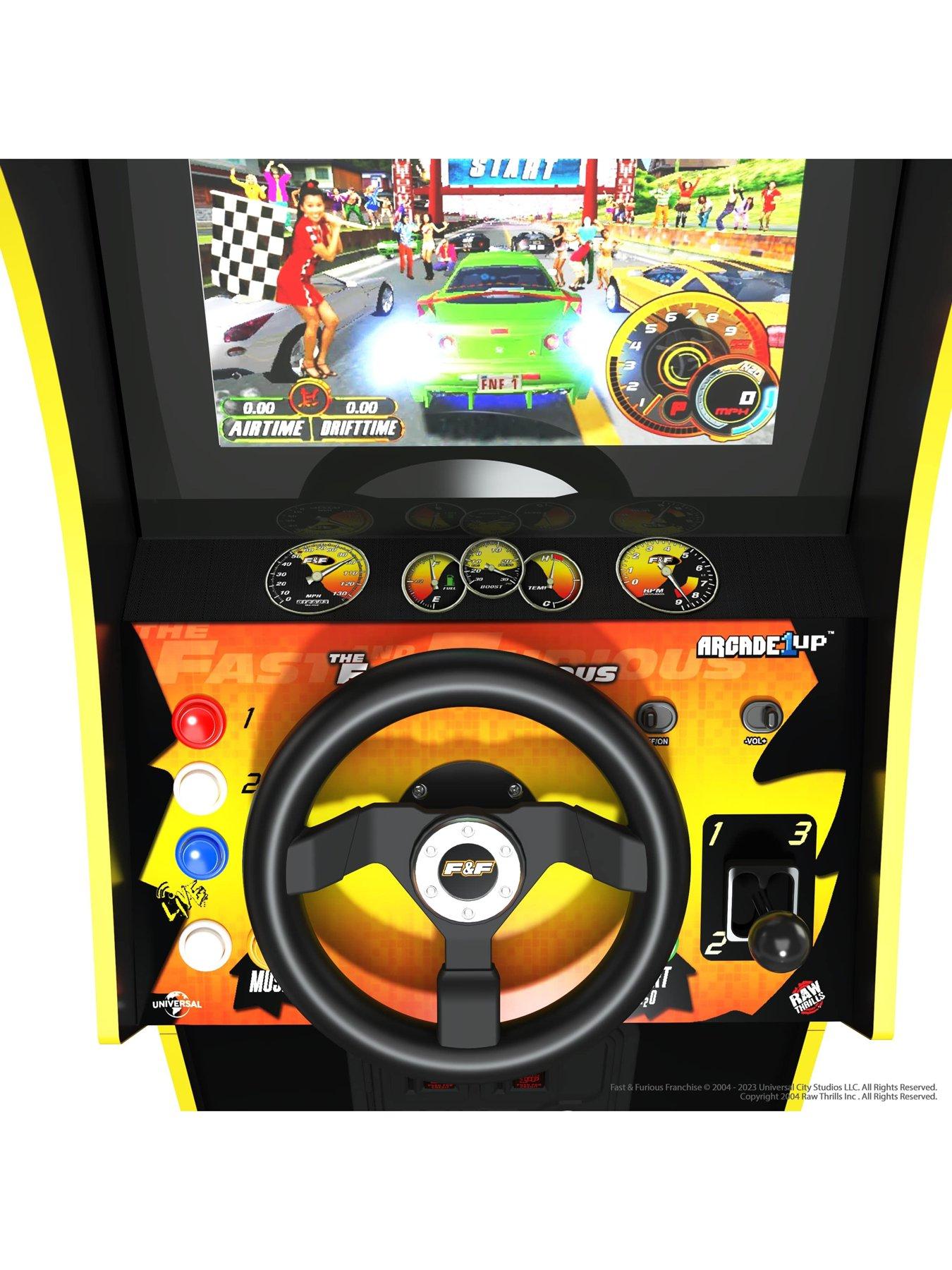 Image 5 of 8 of Arcade 1Up Fast &amp; Furious Deluxe Racing Arcade Machine