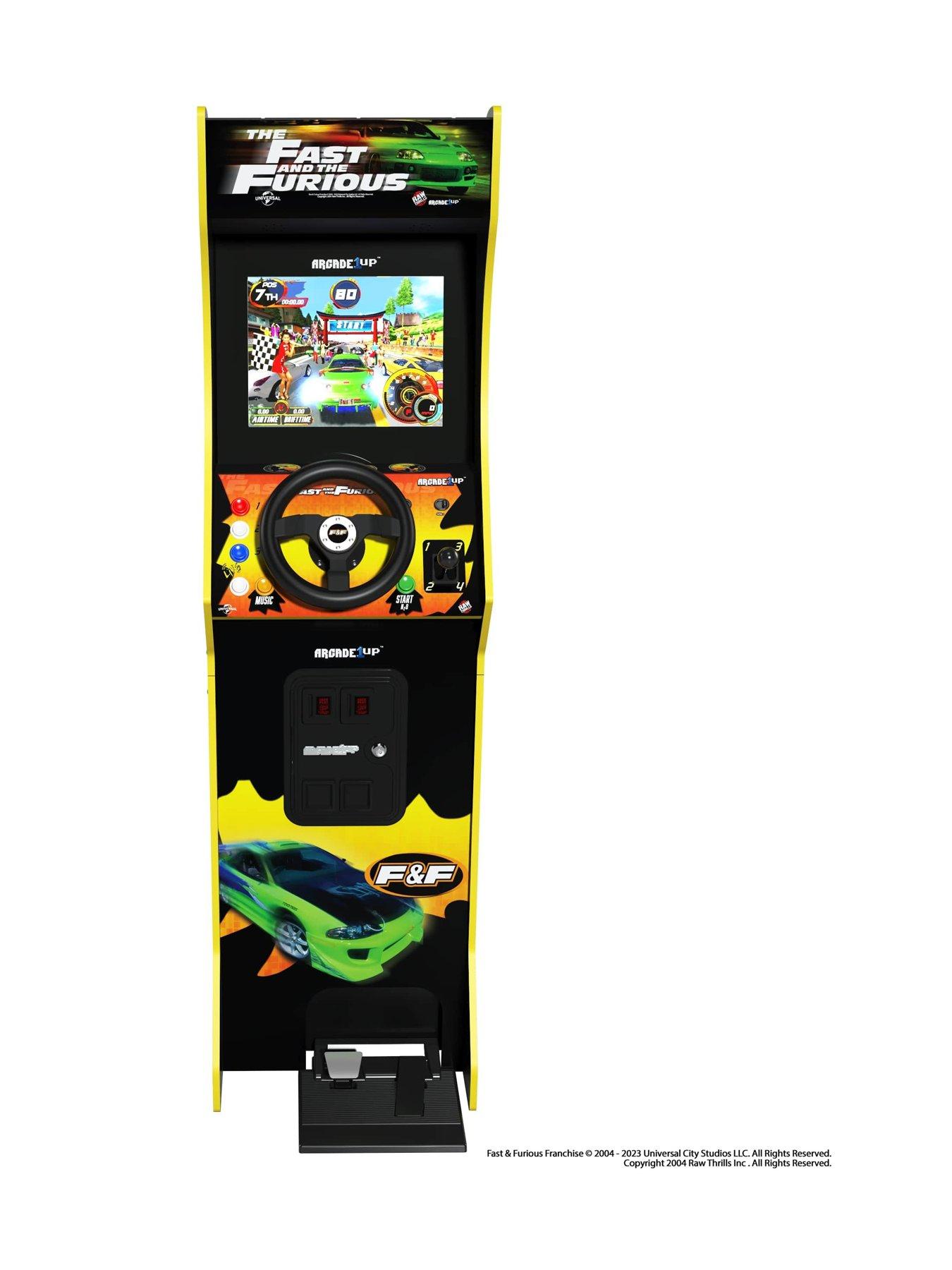 Image 7 of 8 of Arcade 1Up Fast &amp; Furious Deluxe Racing Arcade Machine