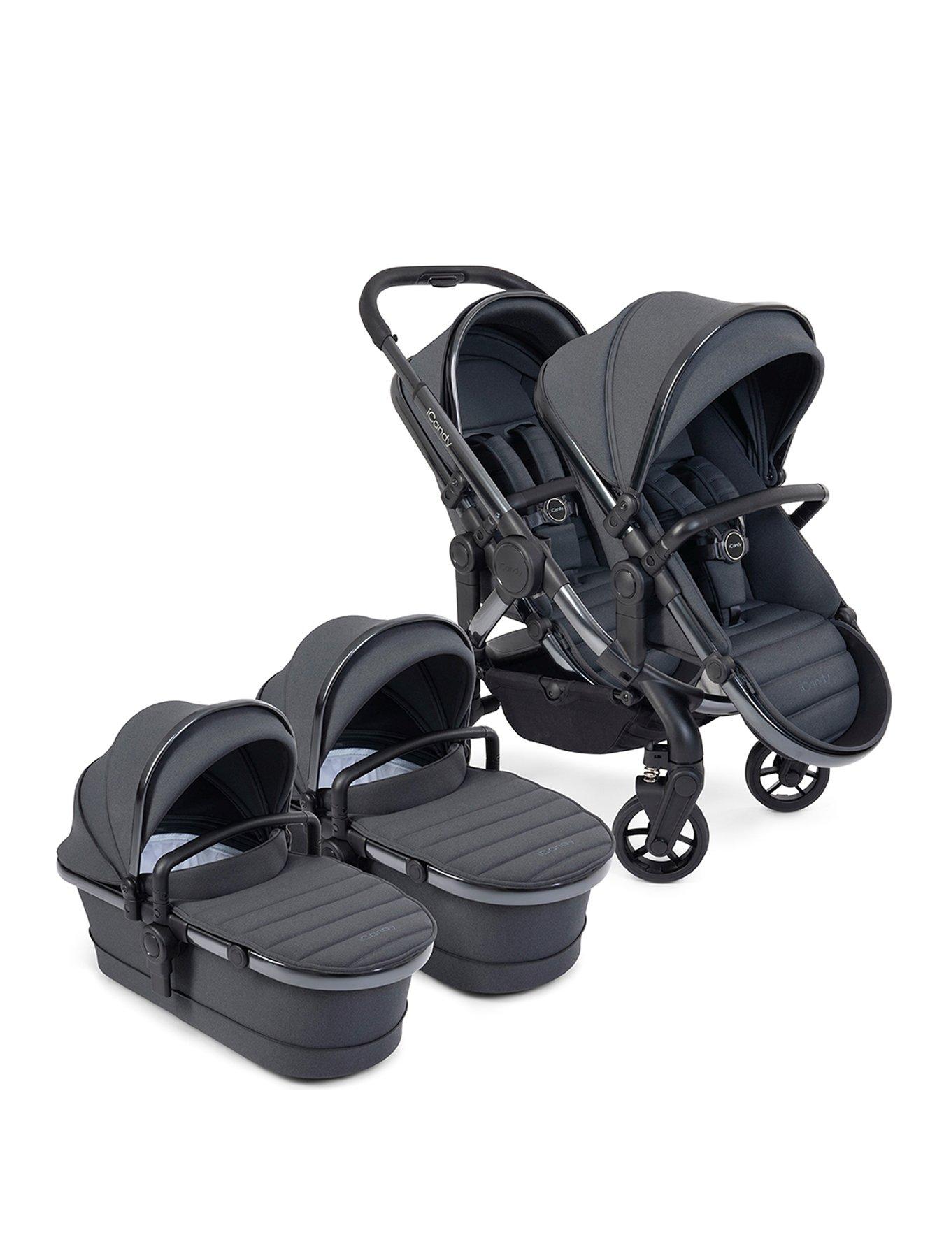 Image of iCandy Peach 7 Twin - Dark Grey