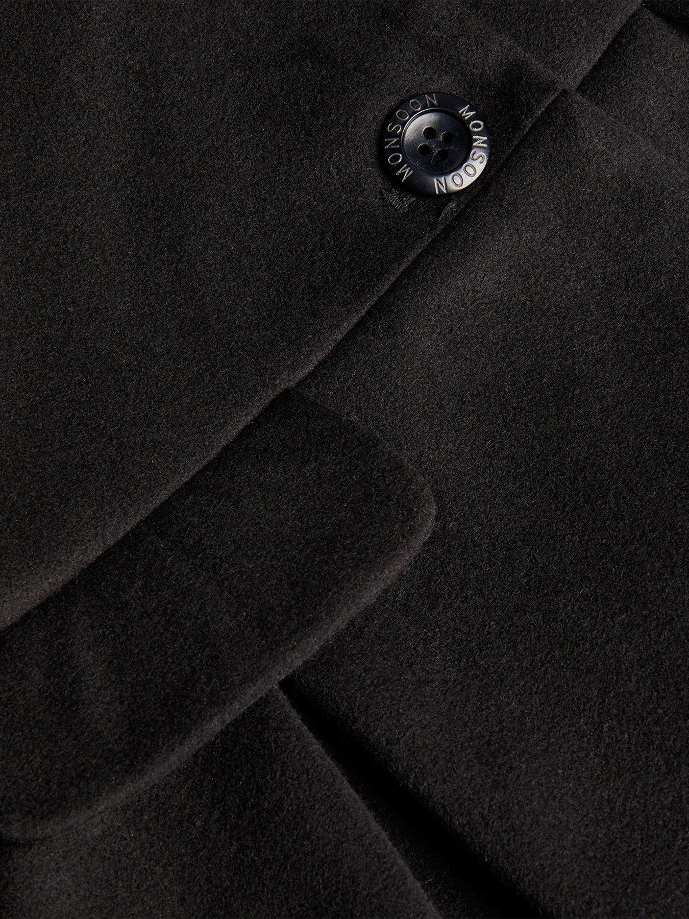 Monsoon black outlet coat