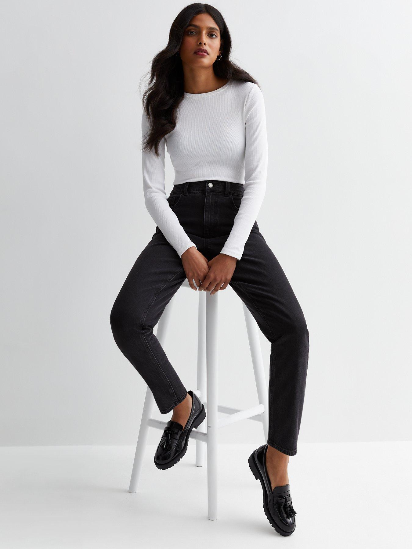 new-look-high-waist-tori-mom-jeans-black