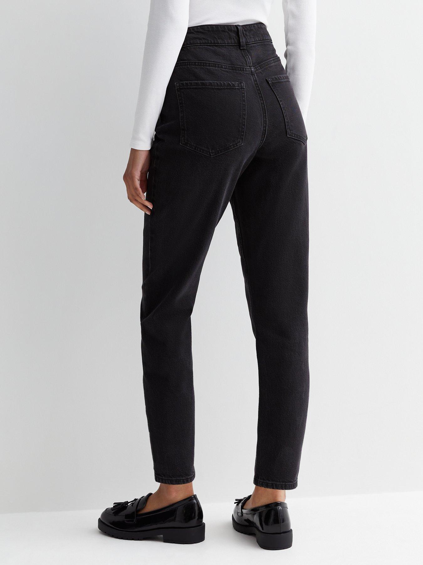 new-look-high-waist-tori-mom-jeans-blackstillFront