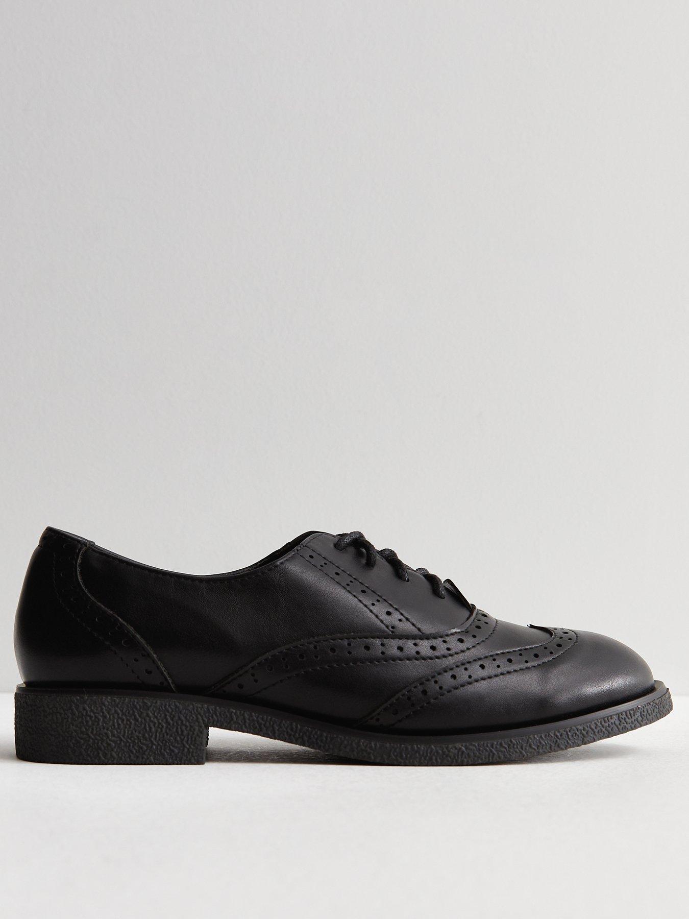 New look best sale black brogues