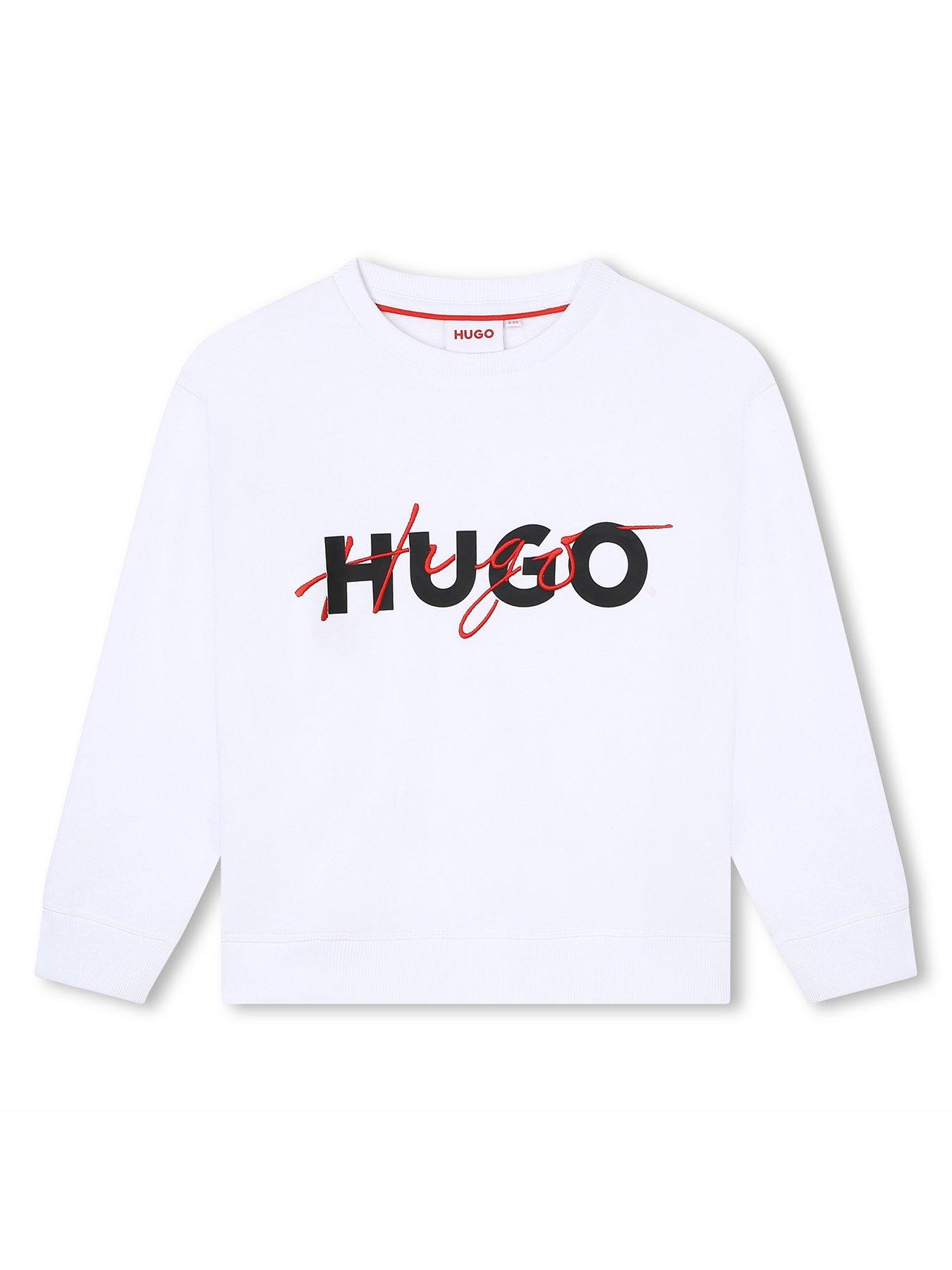 hugo-boys-embroidered-and-print-logo-sweatshirt-whitefront