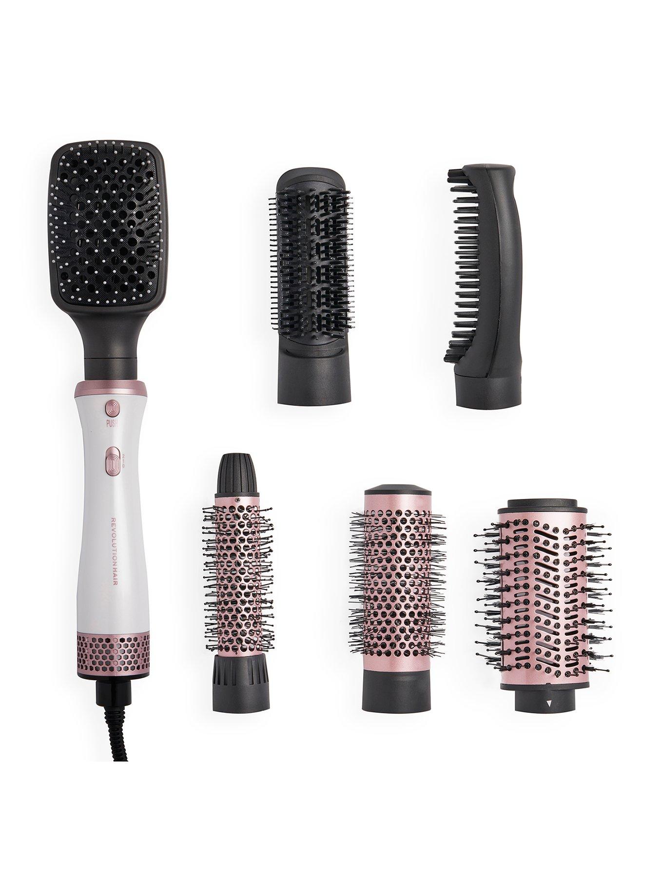 Image 1 of 7 of Revolution Beauty London Revolution Haircare Mega Blow Out Hot Air Brush Set 6-in-1