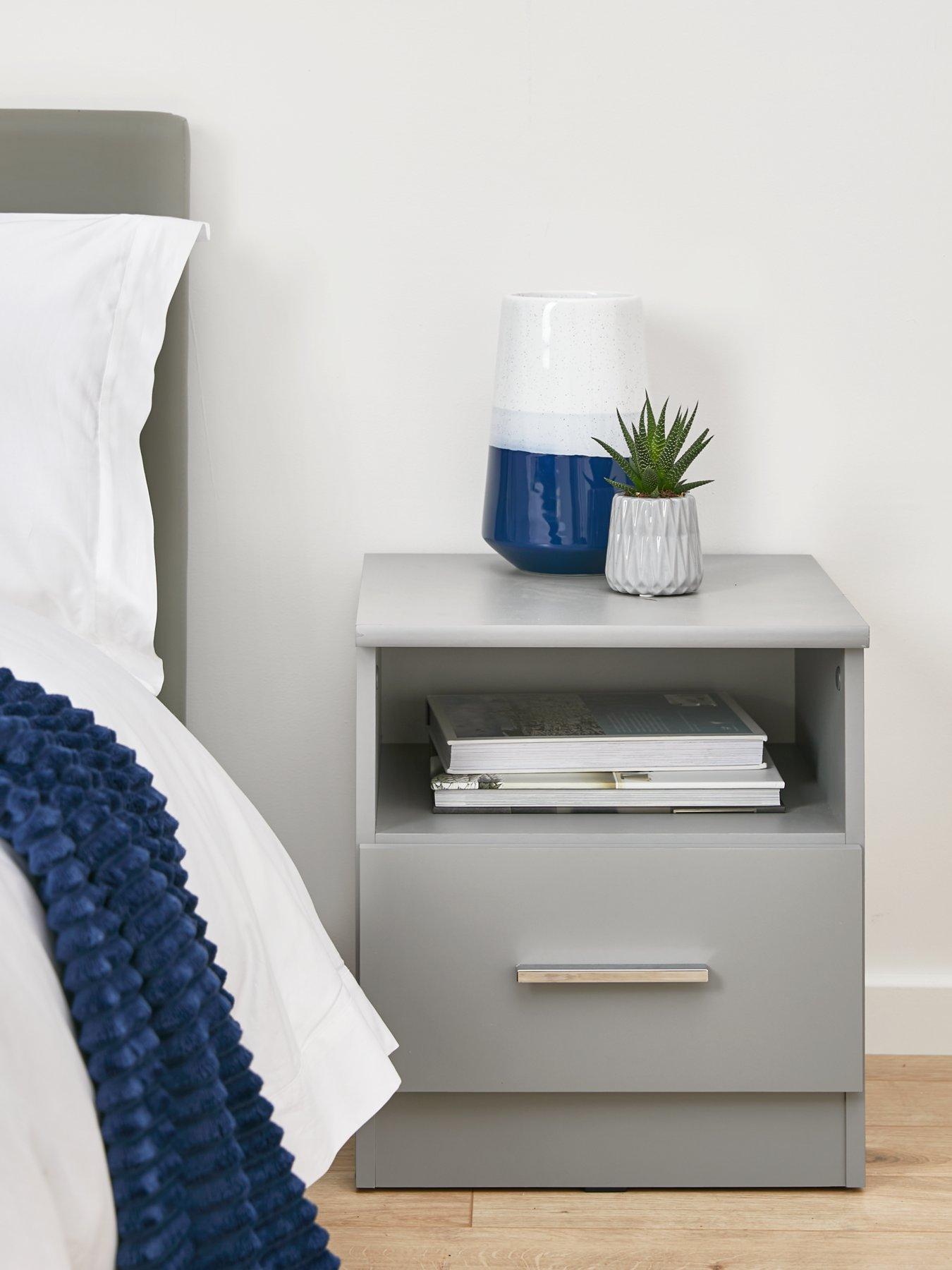undefined Panama 1 Drawer Bedside Cabinet - FSC® Certified
