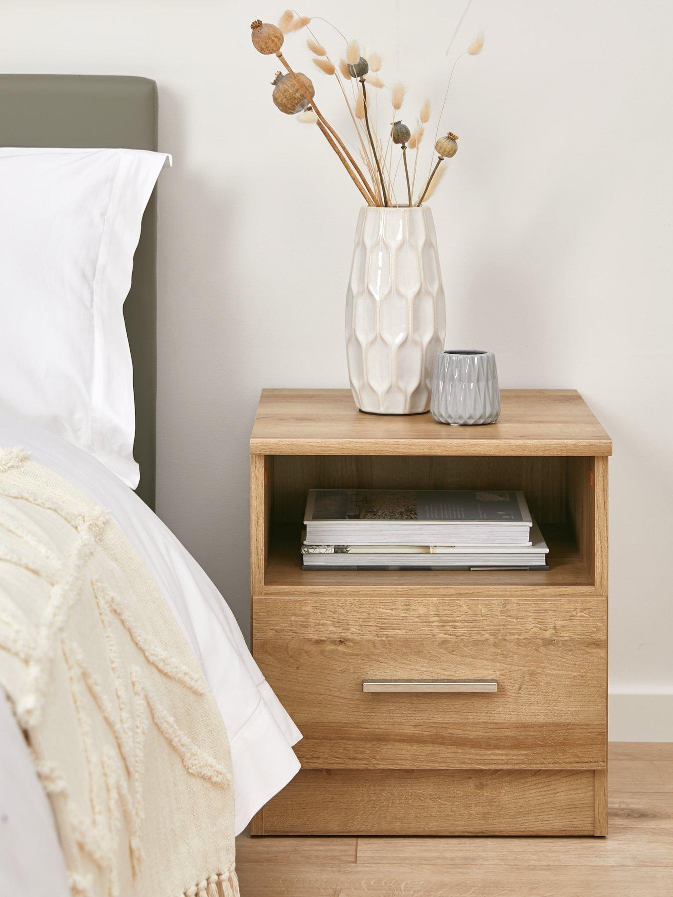 Oak bedside tables for shop sale