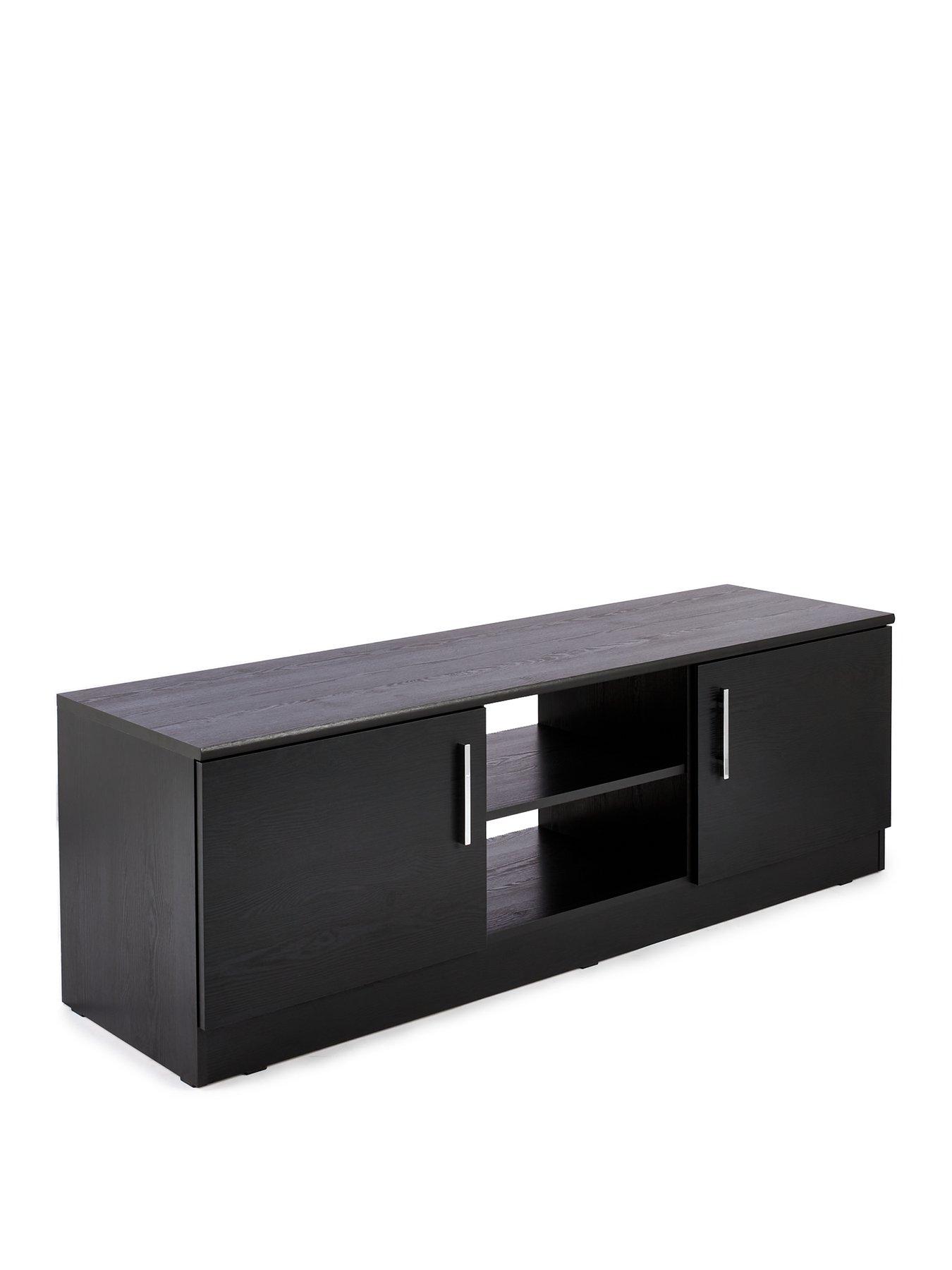 Image 3 of 7 of The Very Collection Panama 2 Door TV Unit - Black - fits&nbsp;up To 55 inch TV&nbsp;- FSC&reg; Certified