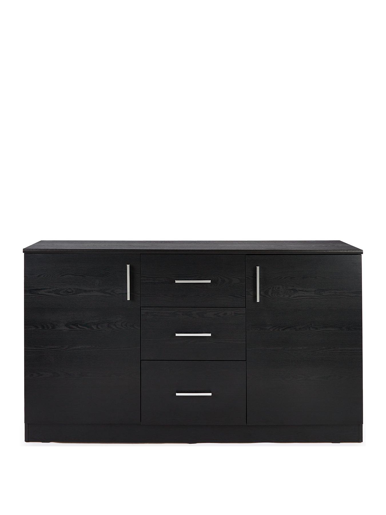 very-home-panama-2-door-3-drawer-sideboard-blacknbsp--fscreg-certifiedstillFront