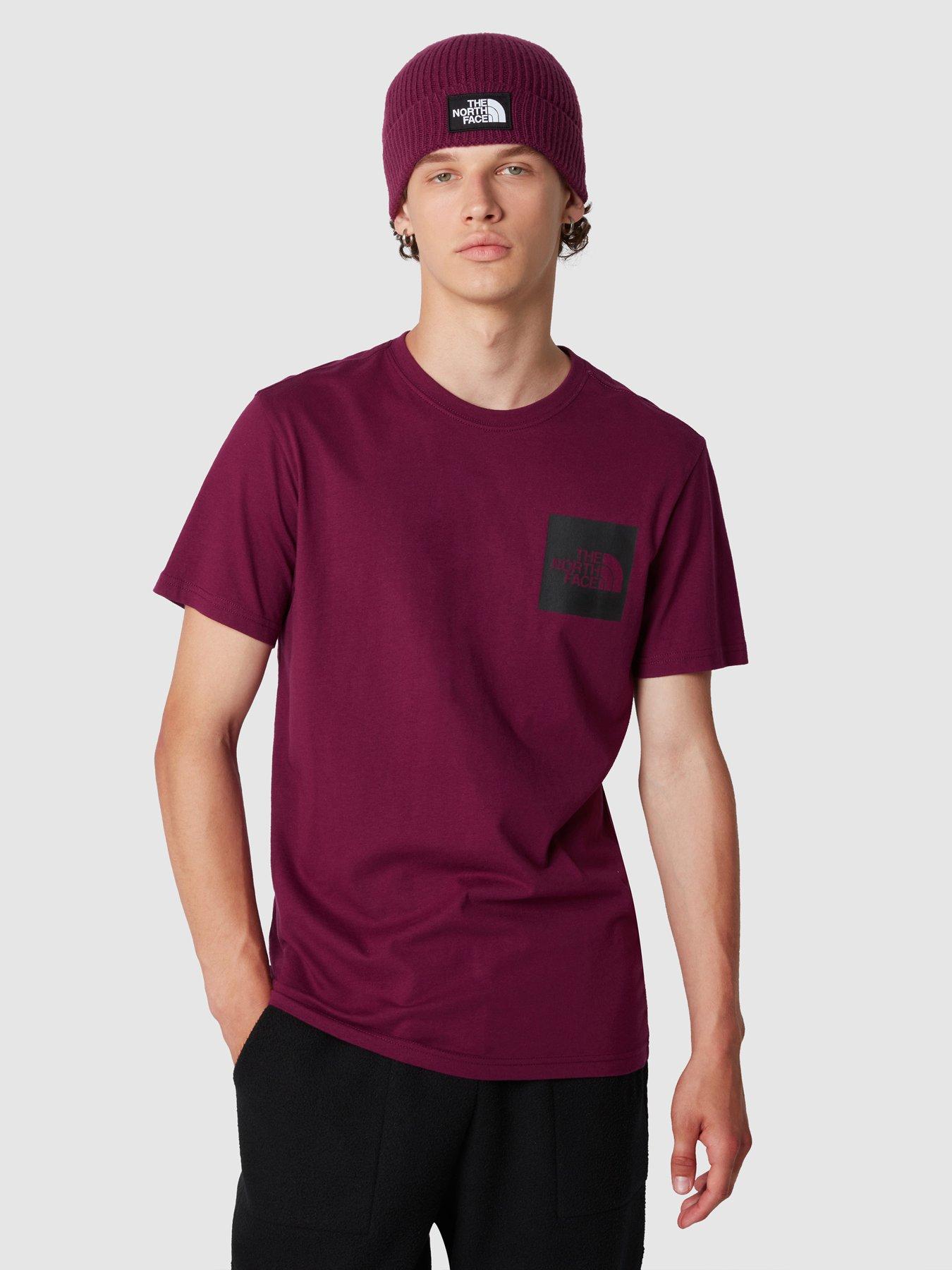 North face cheap cap red