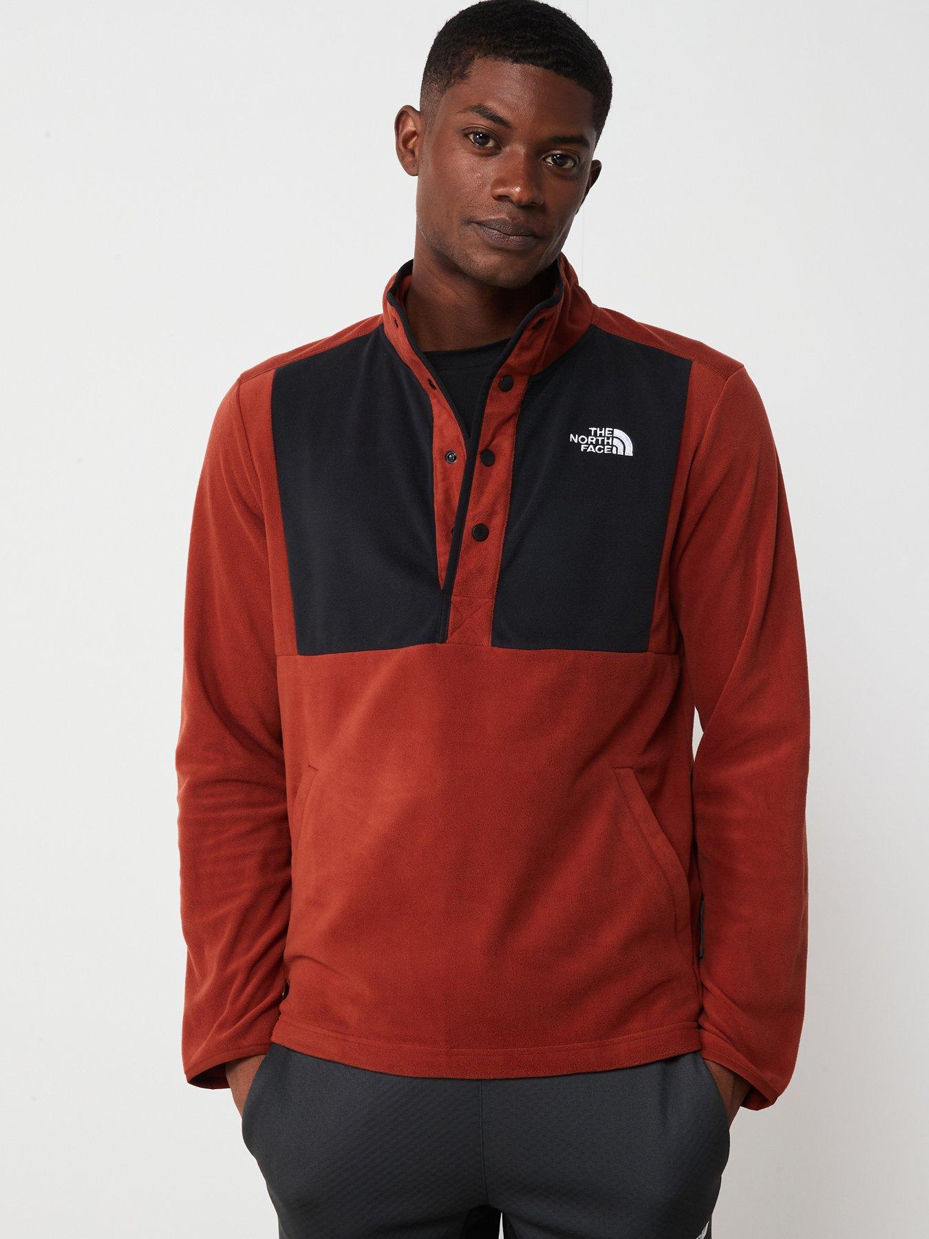 North face men's store pullover fleece