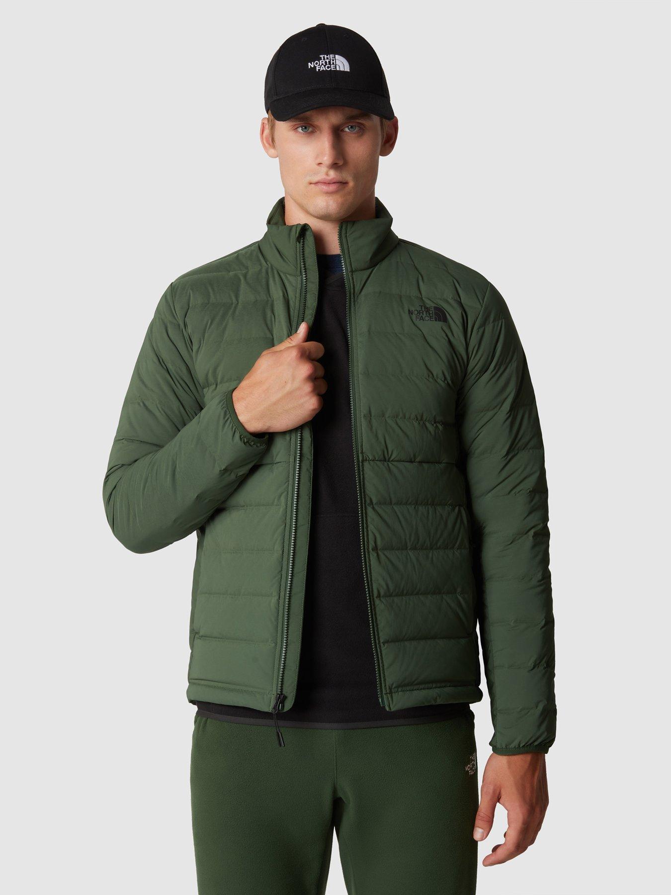 North face stretch down jacket 2025 green