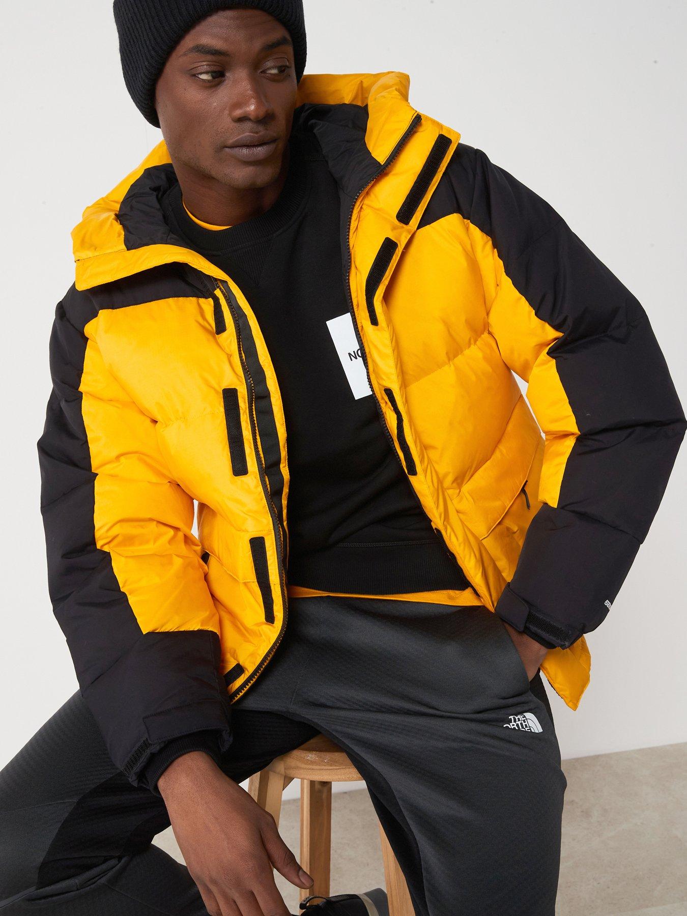 North face himalayan jacket yellow sale